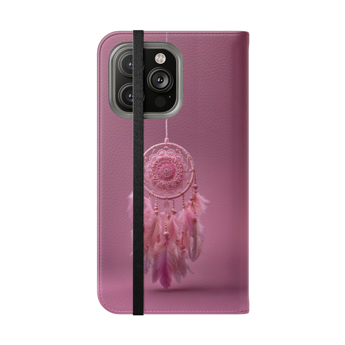 Pink Lace Dreamcatcher - Wallet Flip Case