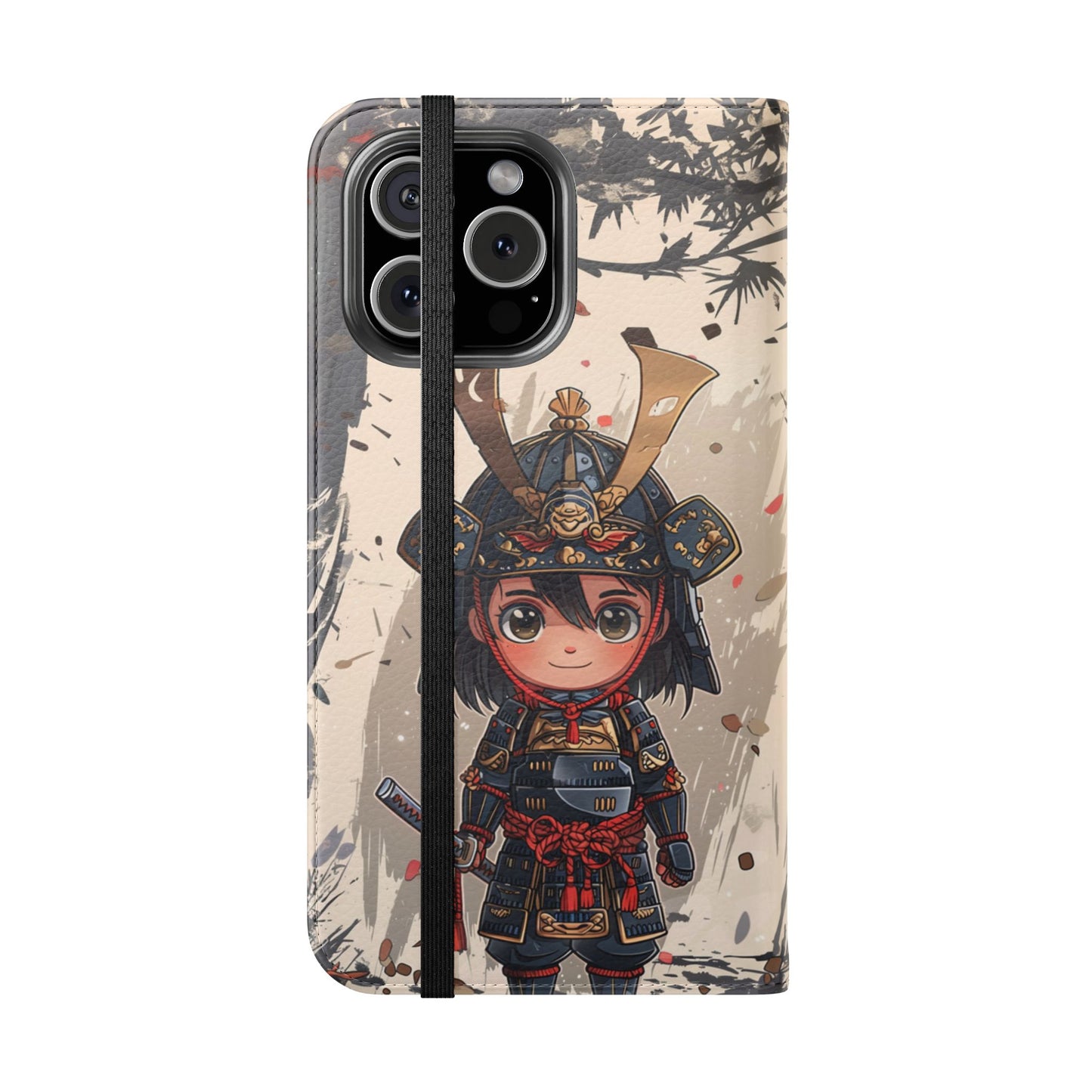 Chibi Samurai - Wallet Flip Case