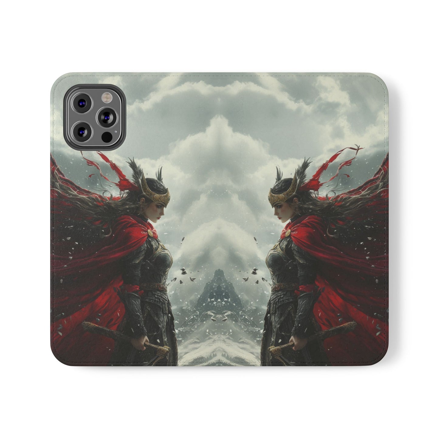 Freya Crimson Valkyrie - Wallet Flip Case