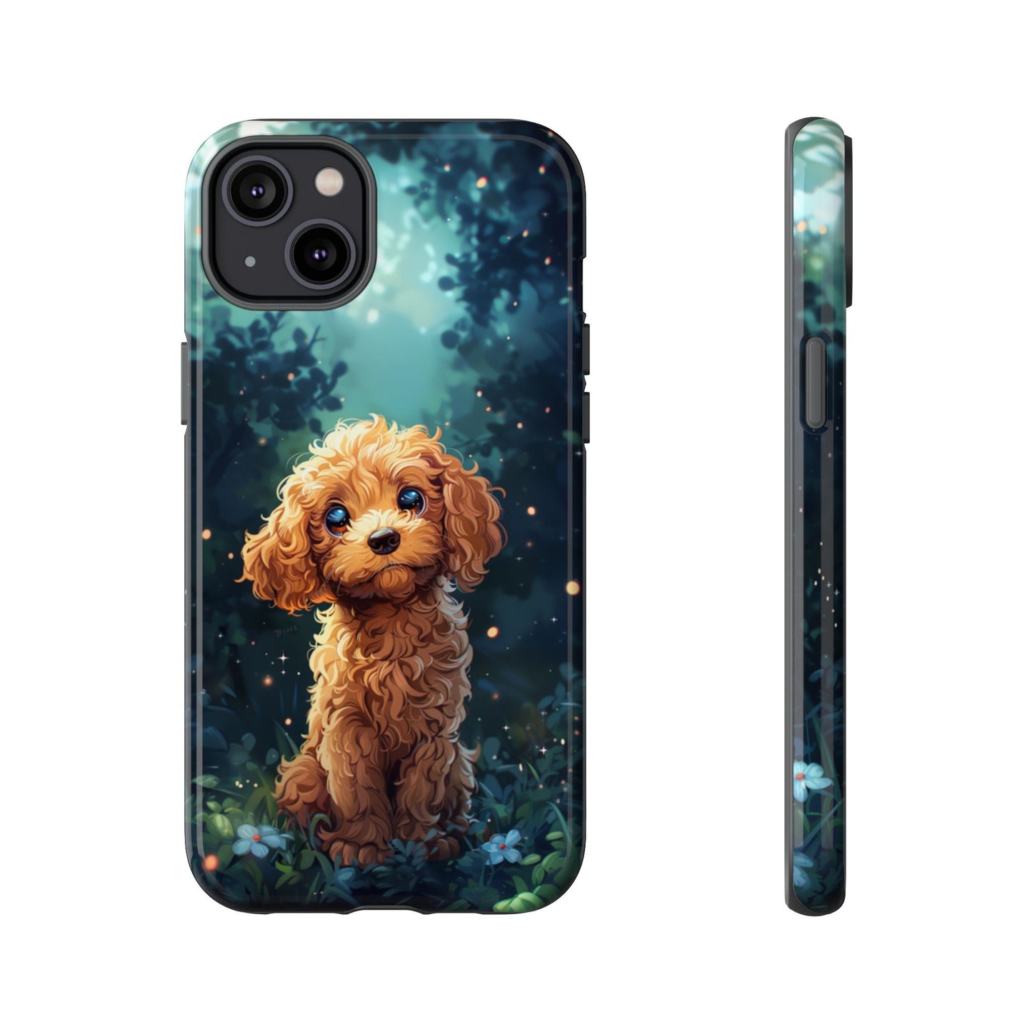Forest Poodle - Tough iPhone Case