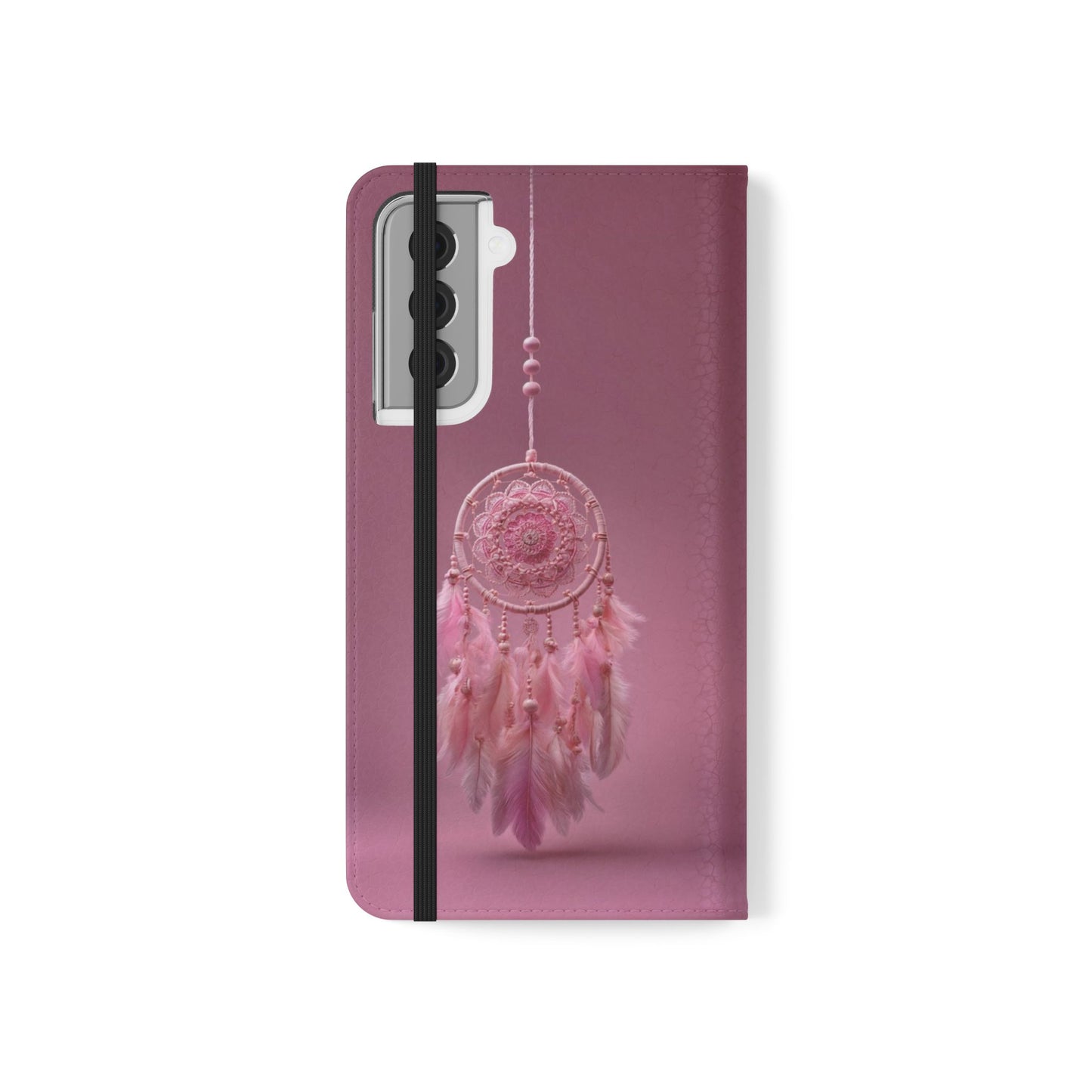 Pink Lace Dreamcatcher - Wallet Flip Case