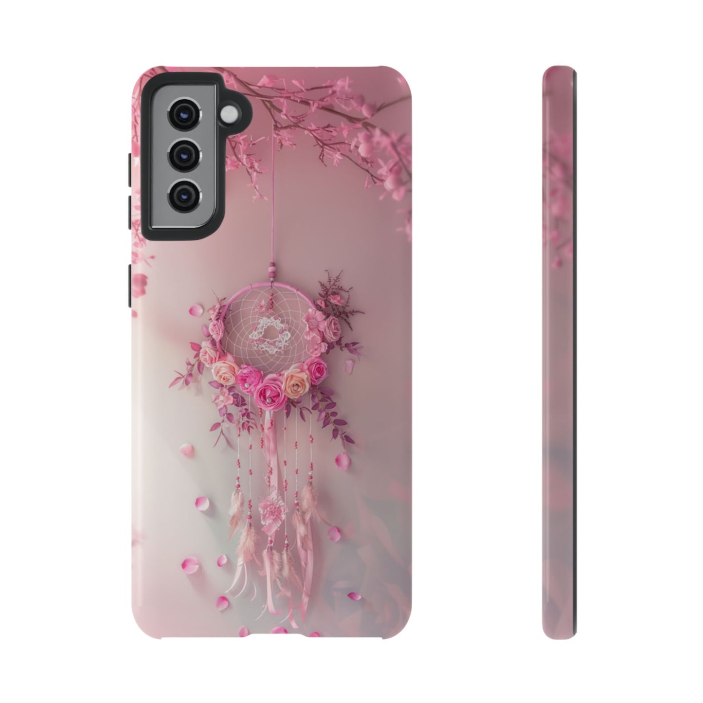 Pink Rose Dreamcatcher - Tough Samsung Galaxy Case