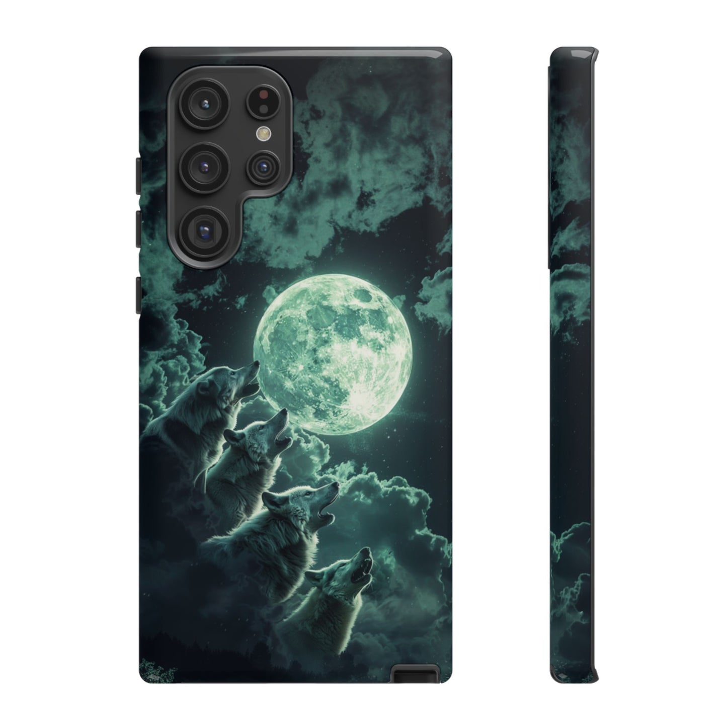 Moonlit Wolf Chorus - Tough Samsung Galaxy Case