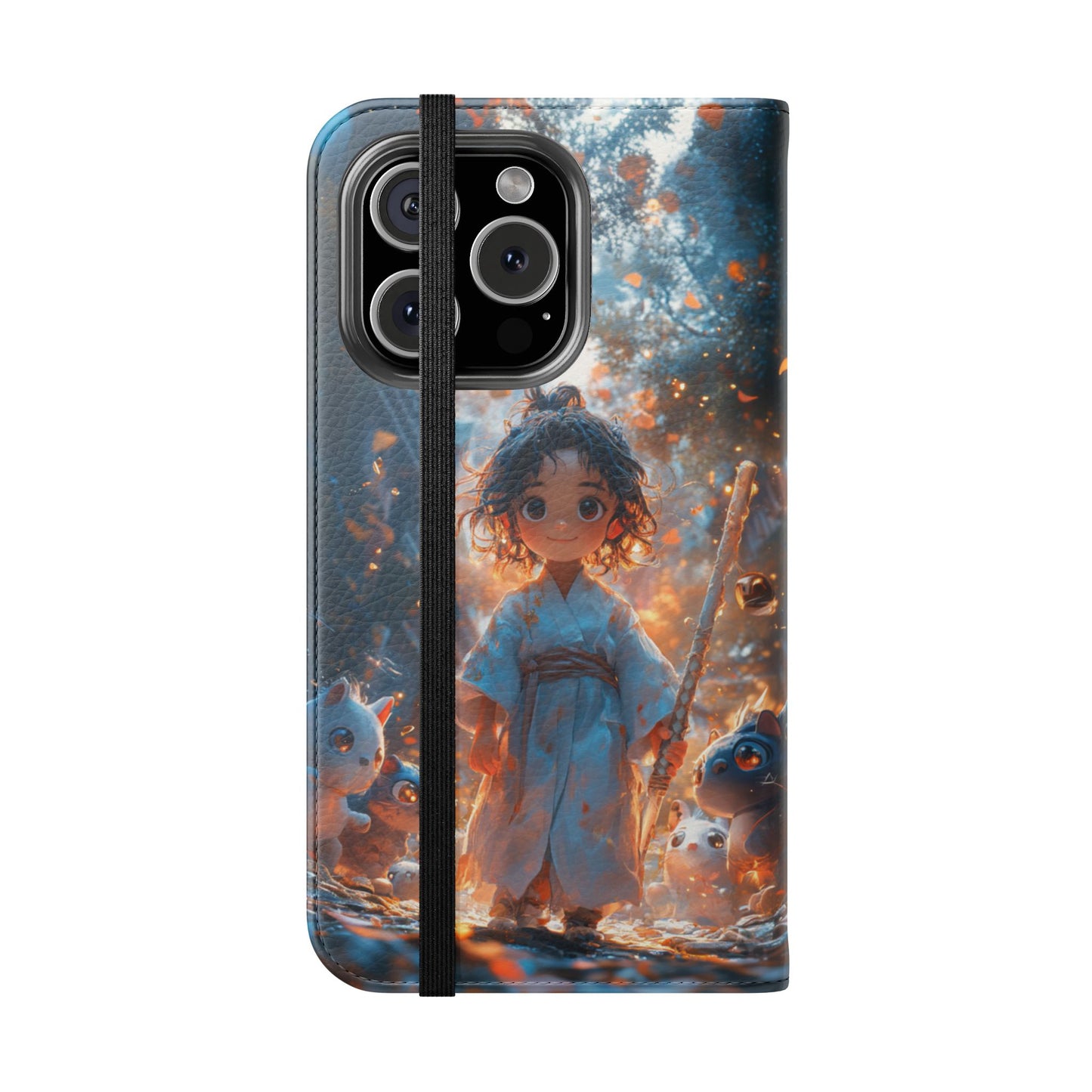 Forest Spirit Child - Wallet Flip Case