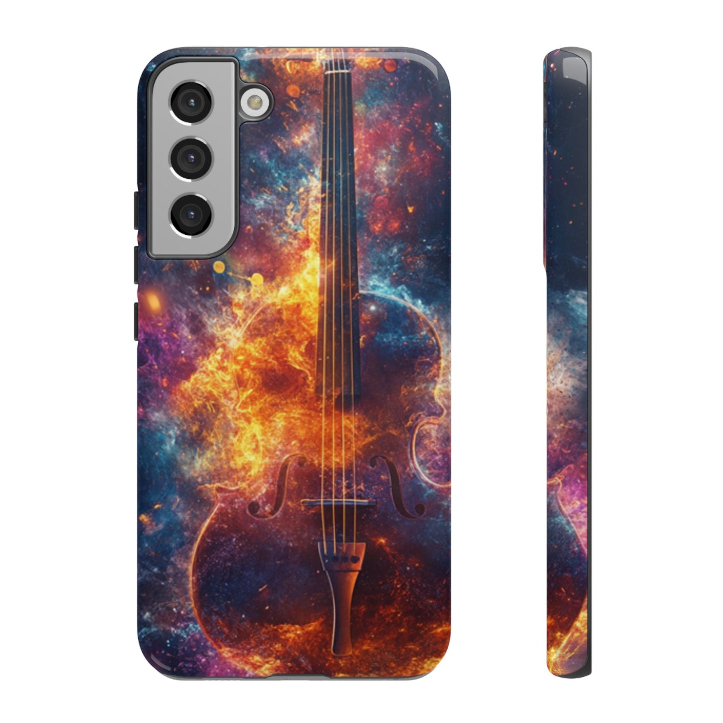Fiery Violin Galaxy Phone Case – iPhone, Samsung, Google Pixel