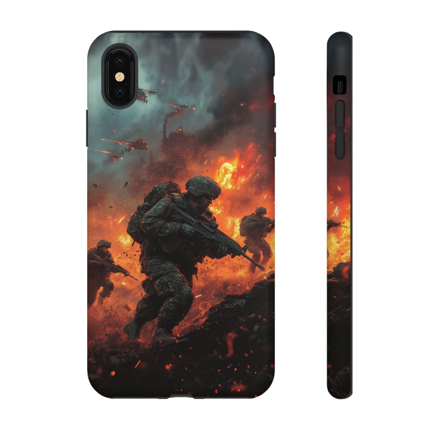 Epic Battlefield Soldier Phone Case - iPhone, Google Pixel, Samsung Galaxy