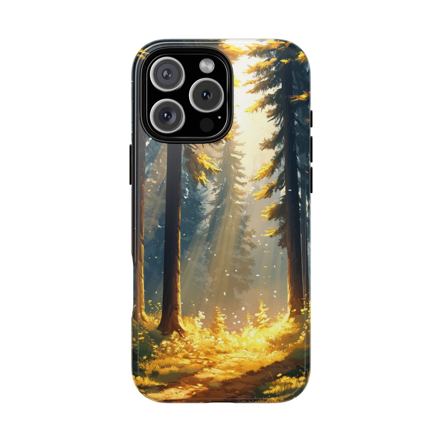Golden Forest Path – Tough iPhone Case