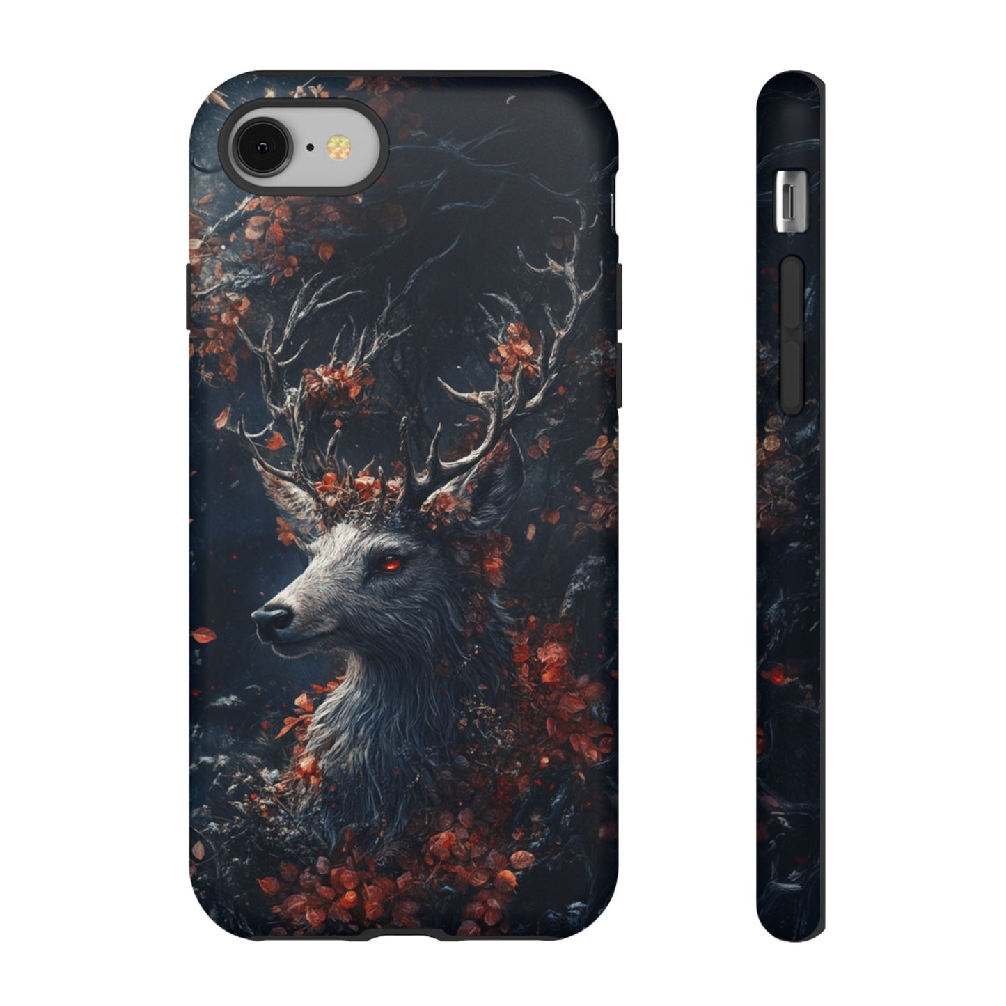 Crimson Stag Blossom – Tough iPhone Case