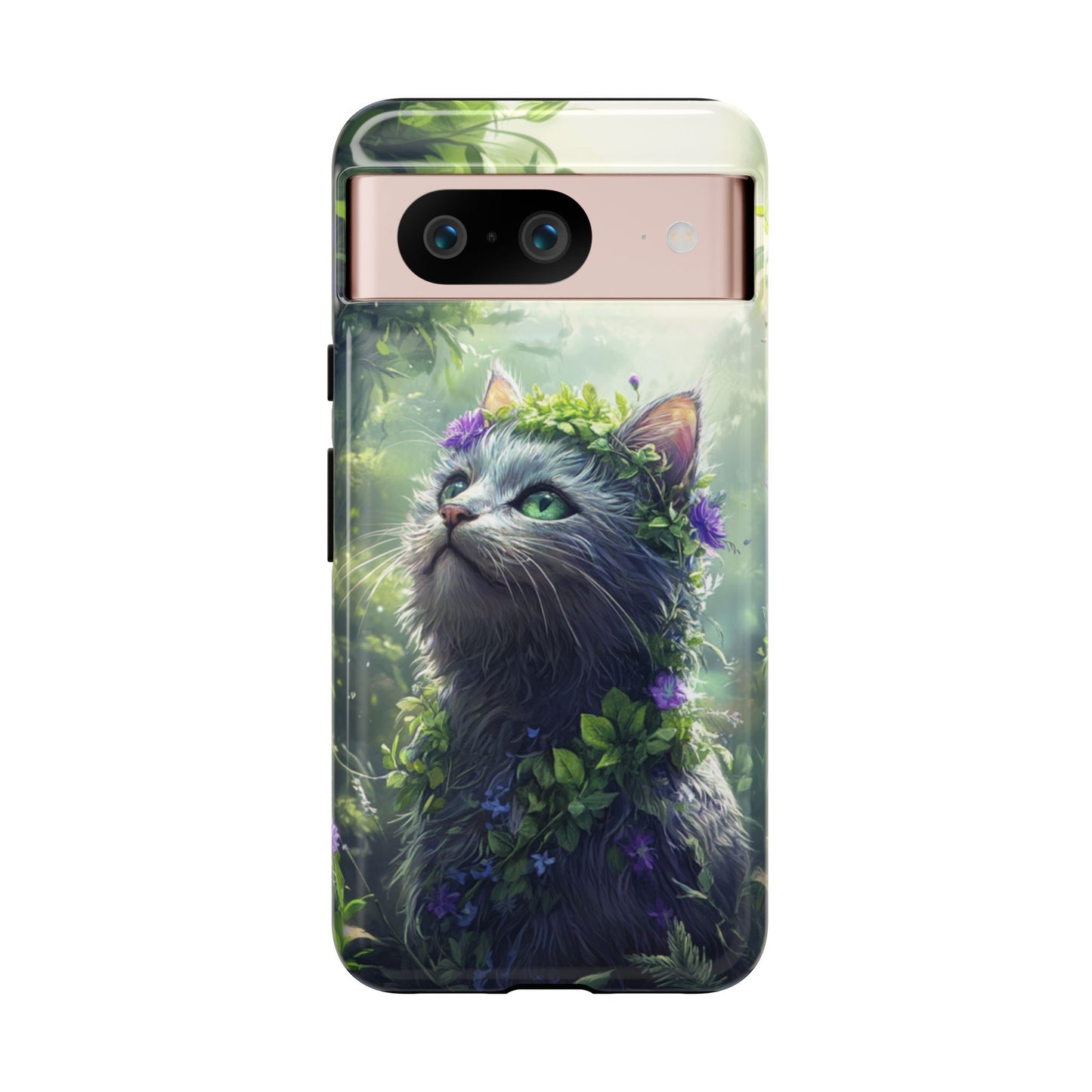 Nature’s Guardian Cat Phone Case – iPhone, Google Pixel, Samsung Galaxy