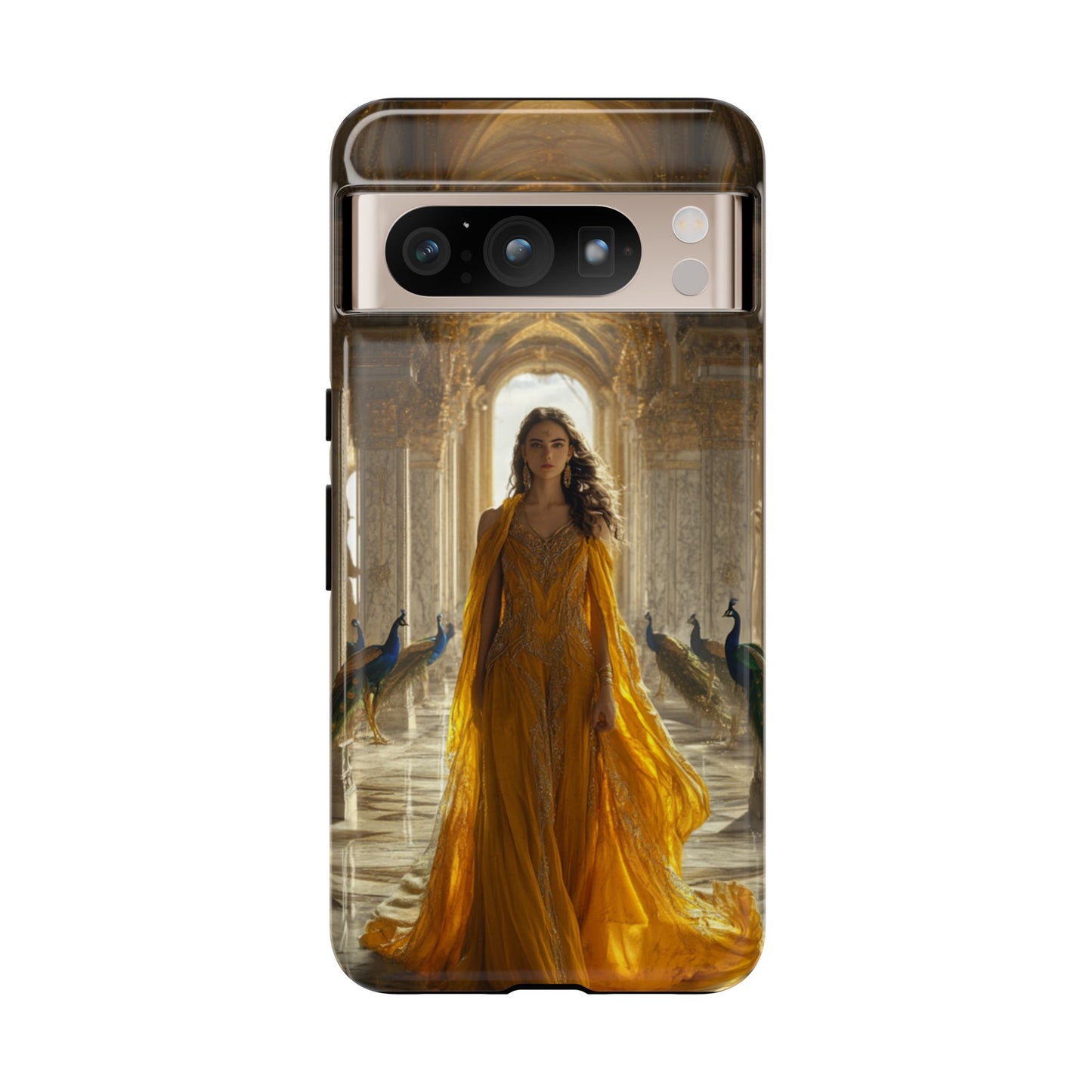Hera Golden Palace Peacock Goddess - Tough Google Pixel Case