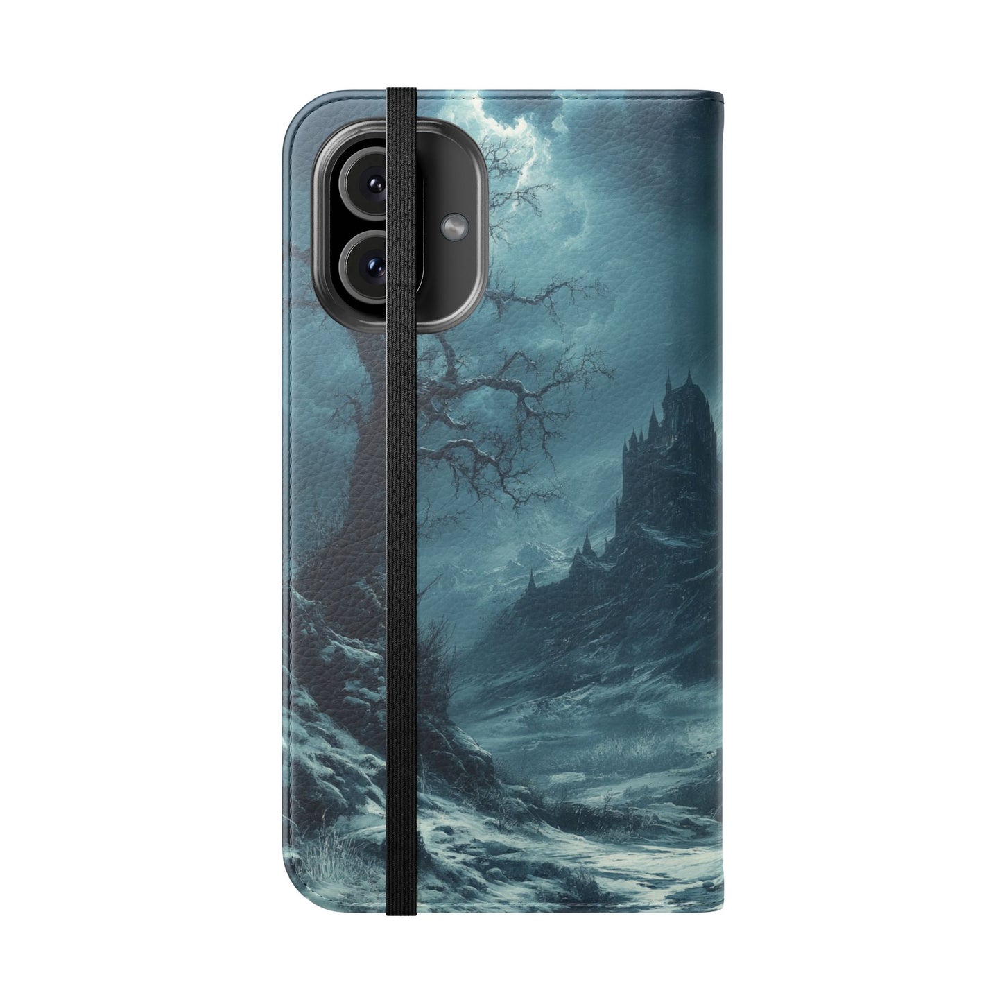 Stormy Castle - Wallet Flip Case