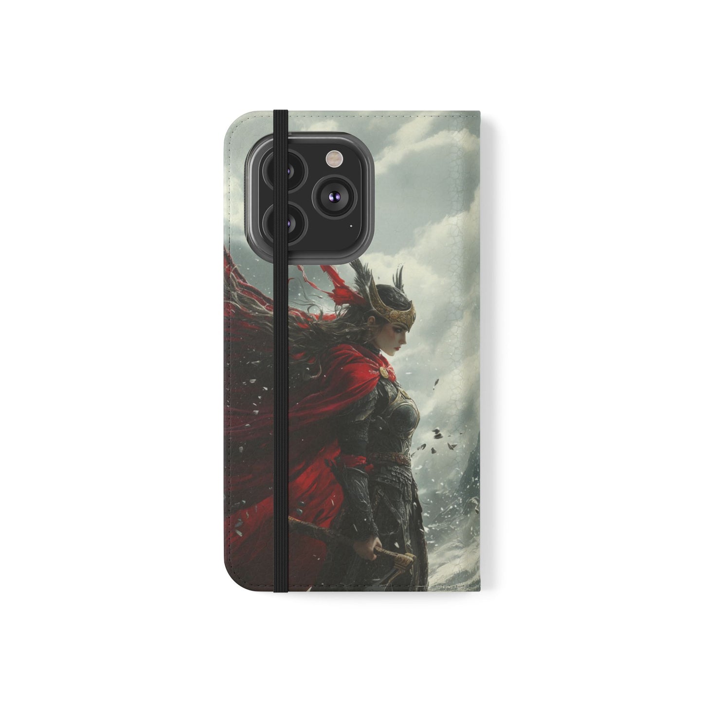 Freya Crimson Valkyrie - Wallet Flip Case
