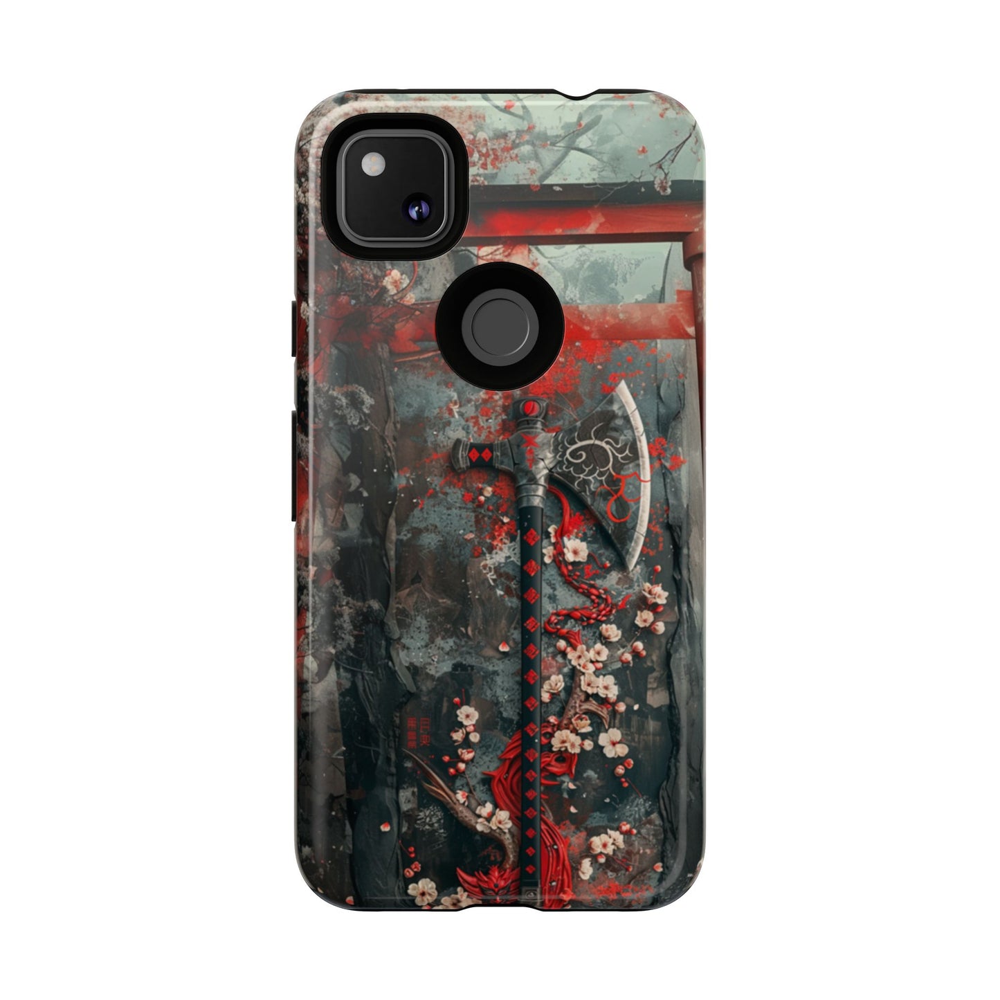 Sakura Warrior Axe - Tough Google Pixel Case