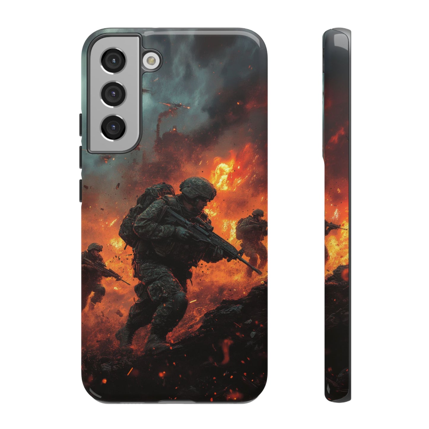 Epic Battlefield Soldier Phone Case - iPhone, Google Pixel, Samsung Galaxy