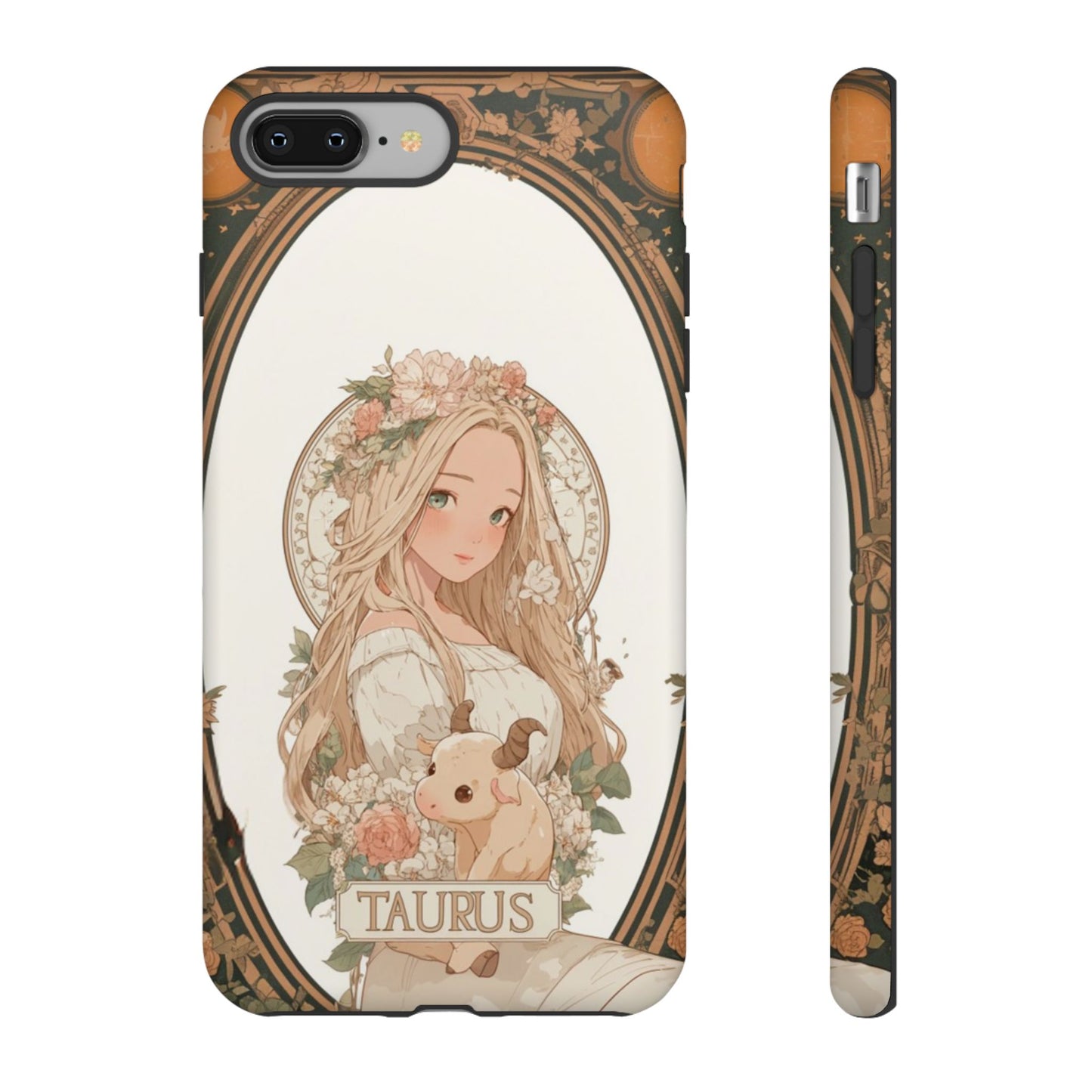 Taurus Floral Maiden - Tough iPhone Case