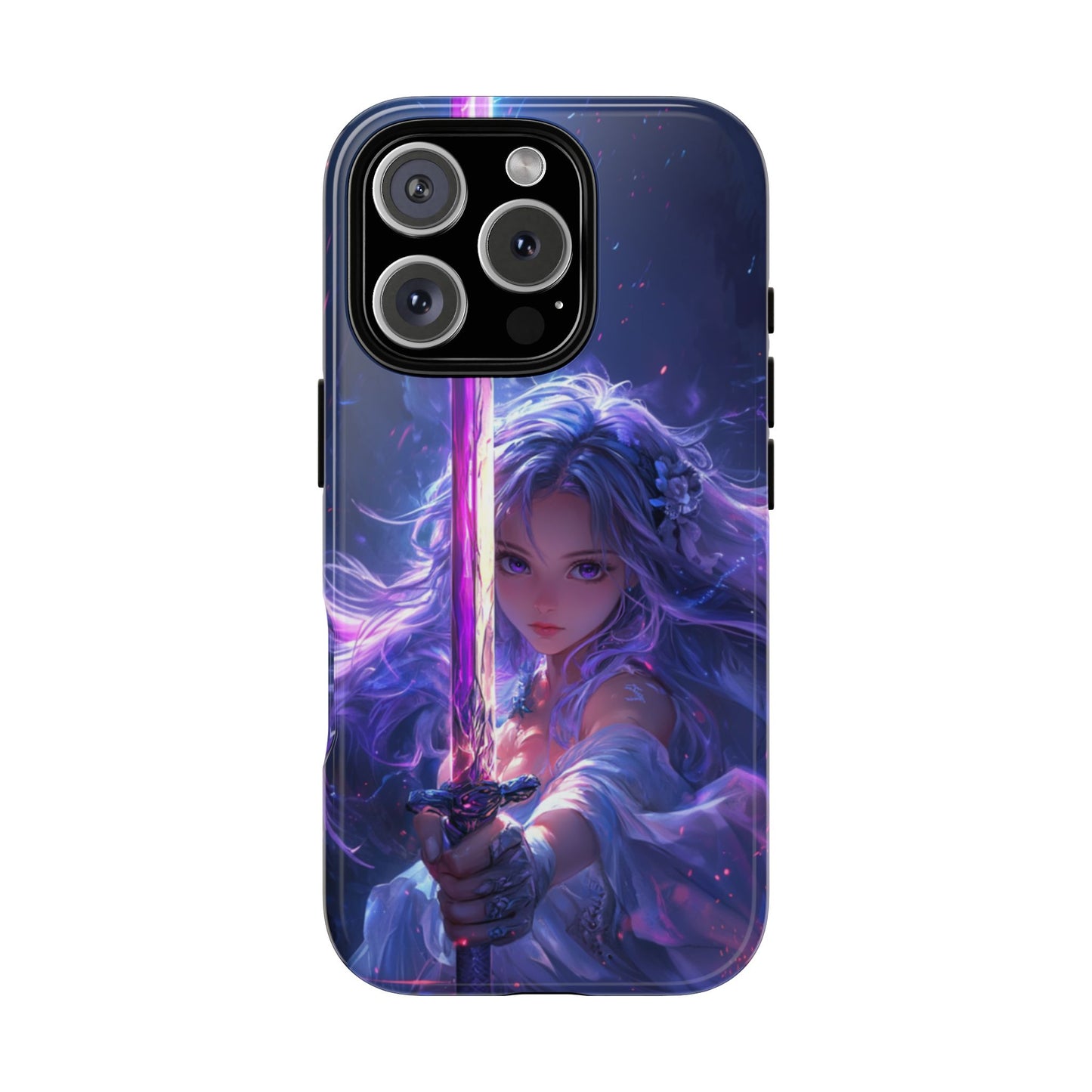 Violet Blade Warrior – Tough iPhone Case