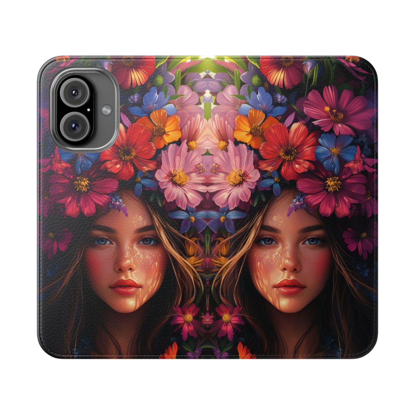 Floral Crown Muse - Wallet Flip Case