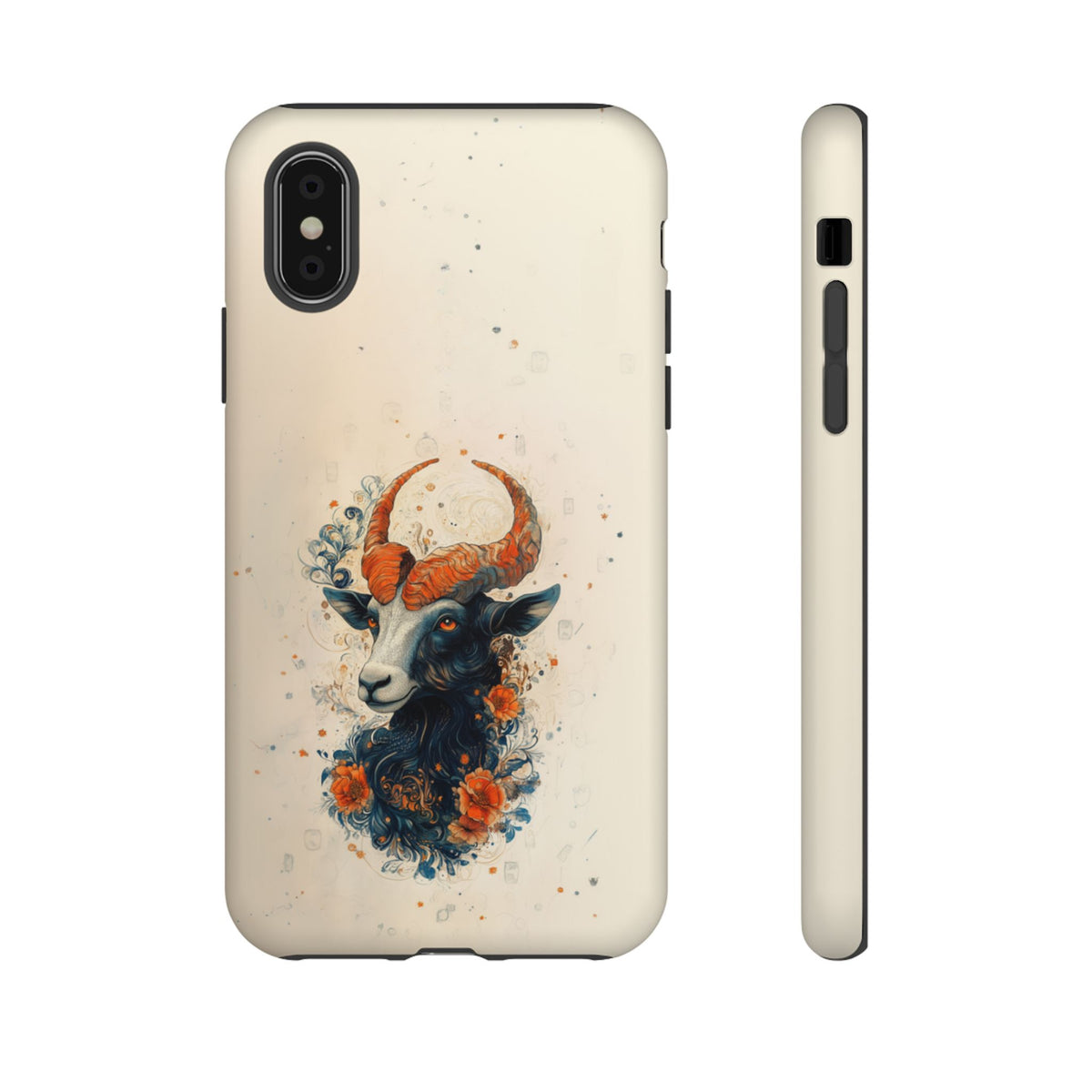 Capricorn Celestial Goat - Tough iPhone Case