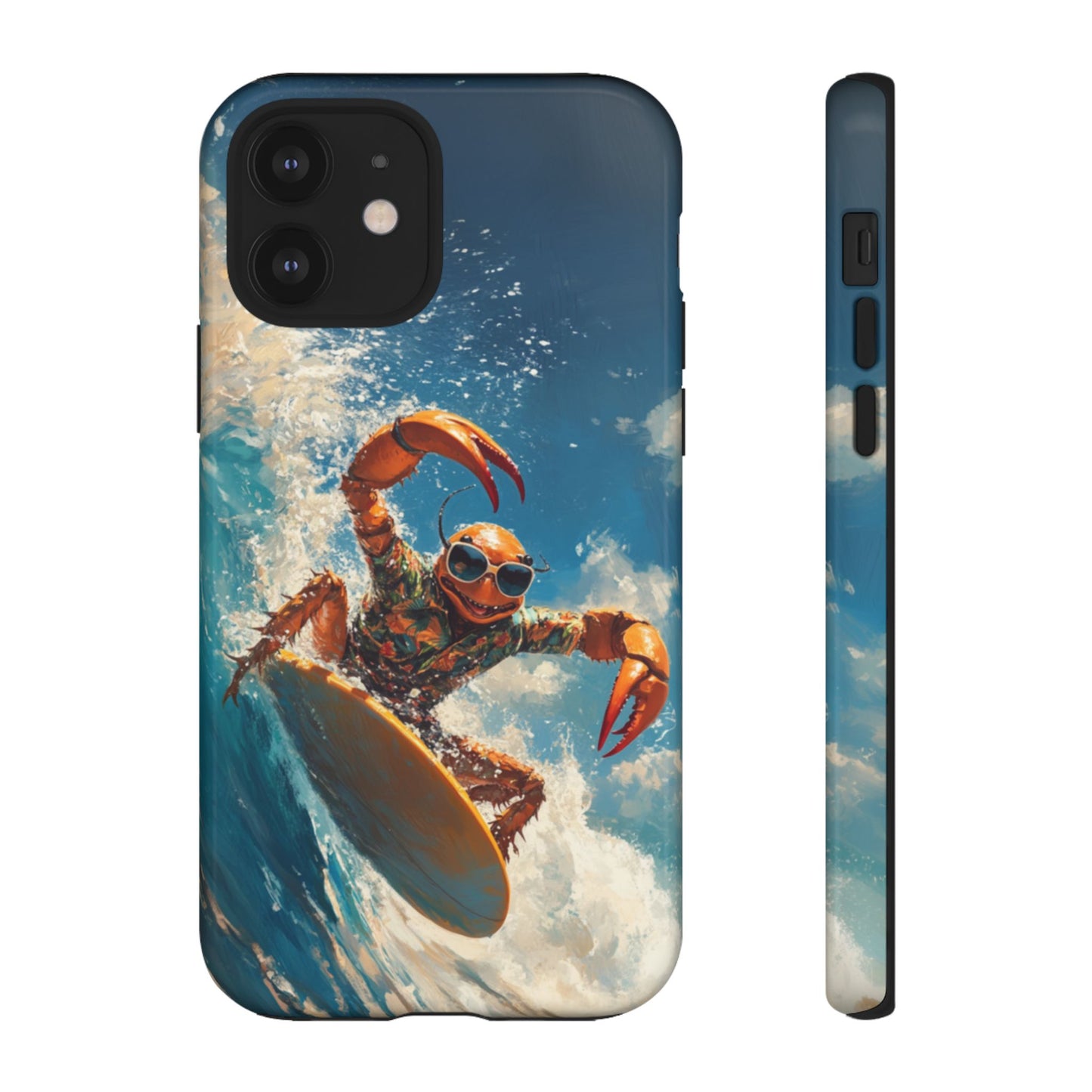 Surfing Crab - Tough iPhone Case