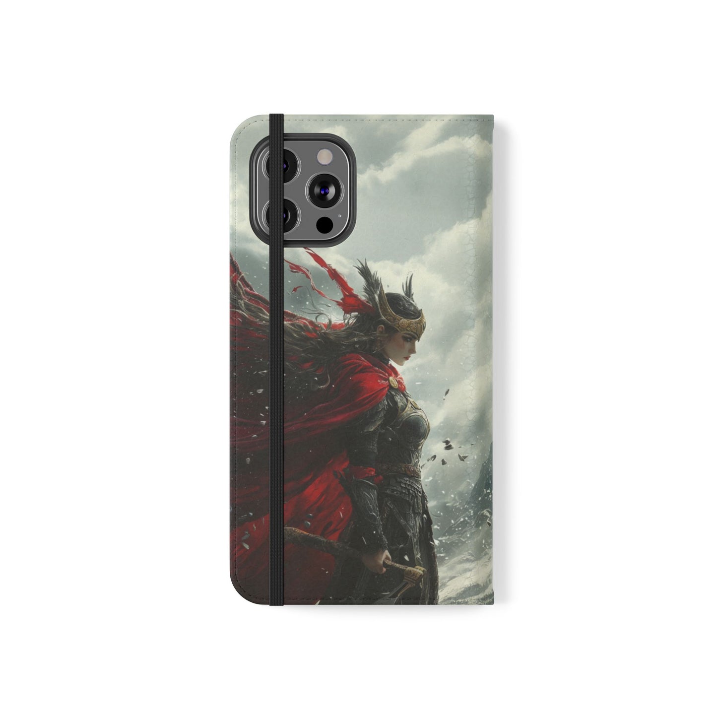 Freya Crimson Valkyrie - Wallet Flip Case