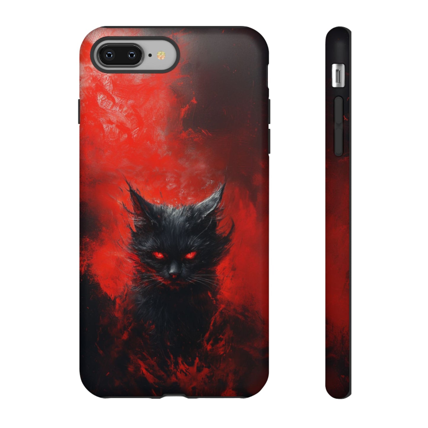 Fire Demon Black Cat - Tough iPhone Case