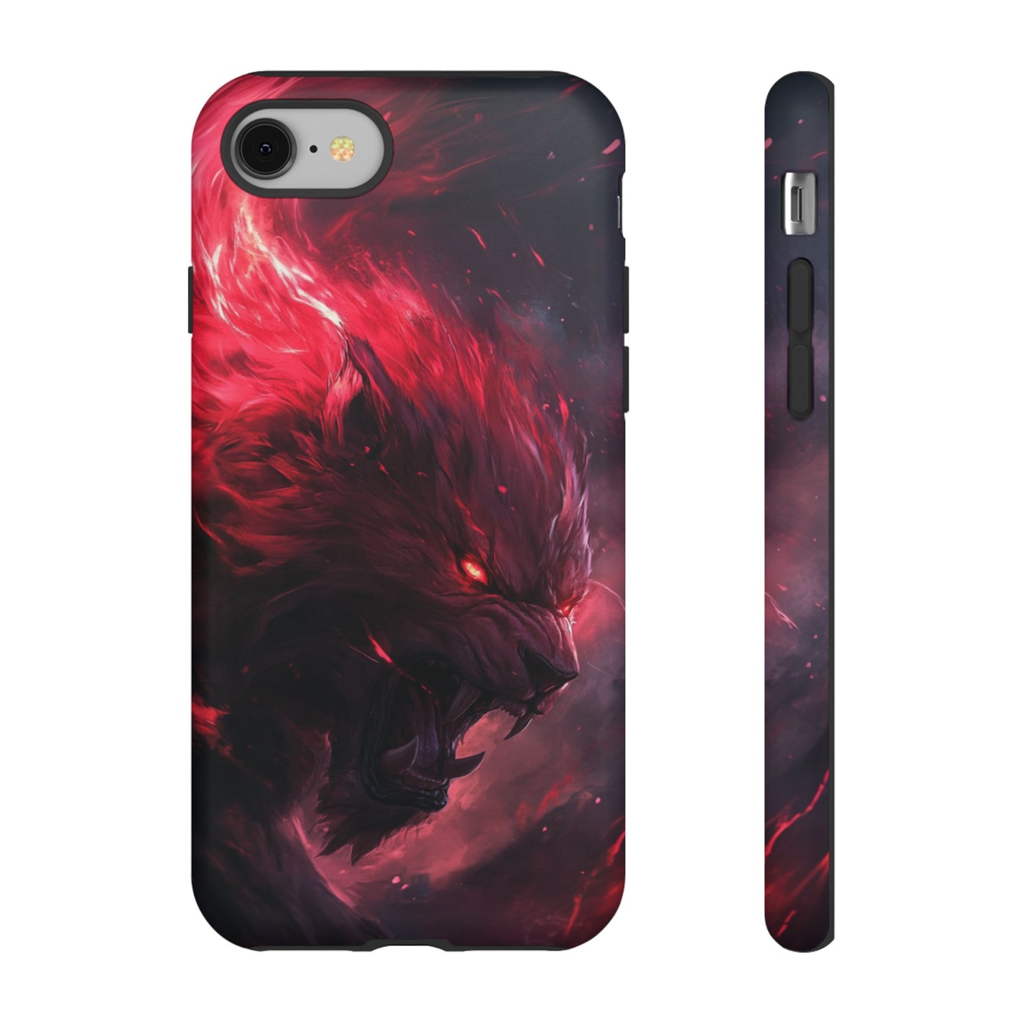 Fiery Wolf Spirit – Tough iPhone Case