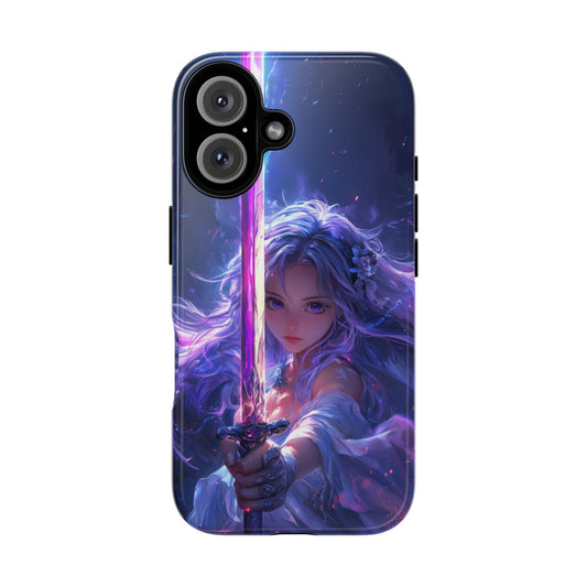 Violet Blade Warrior – Tough iPhone Case