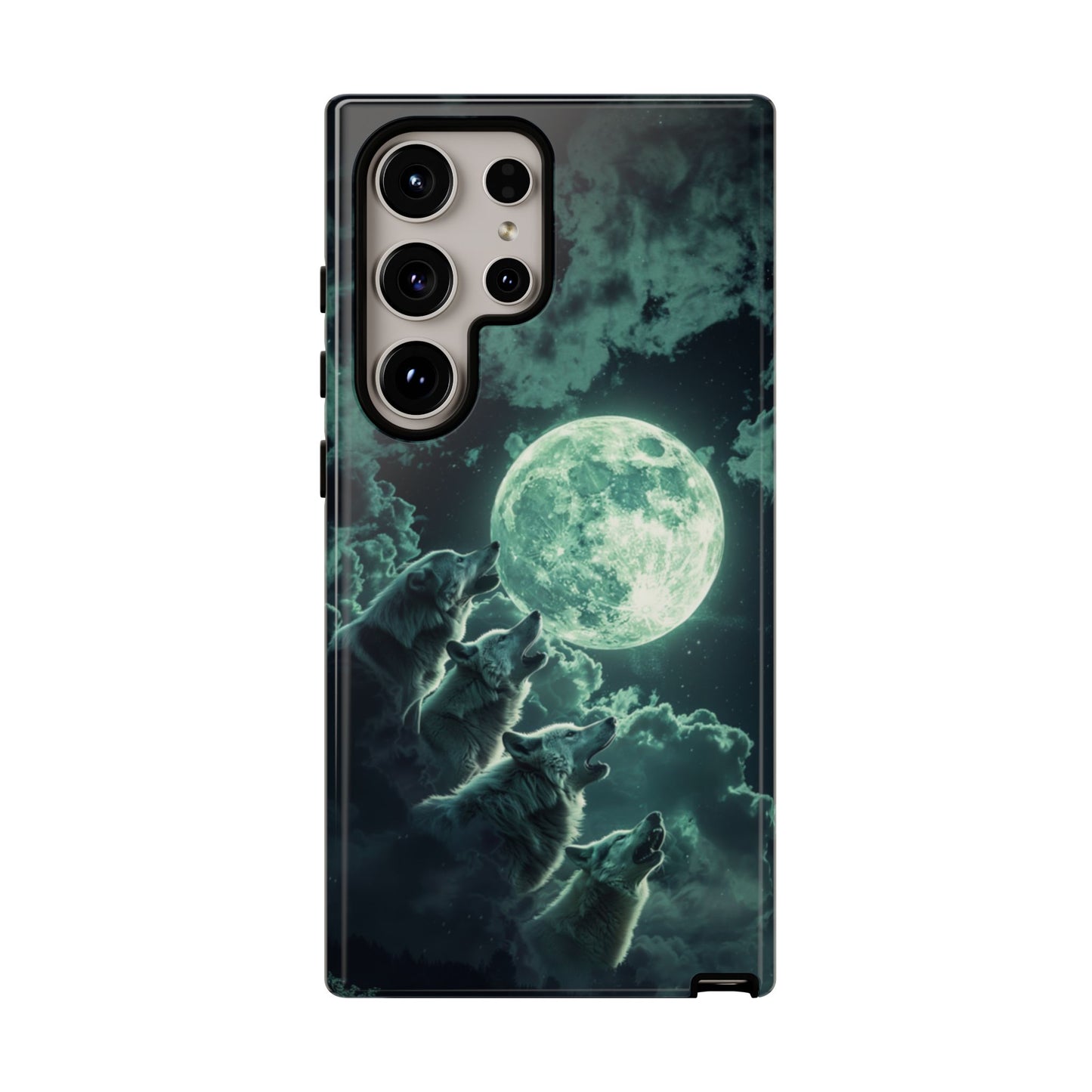 Moonlit Wolf Chorus - Tough Samsung Galaxy Case