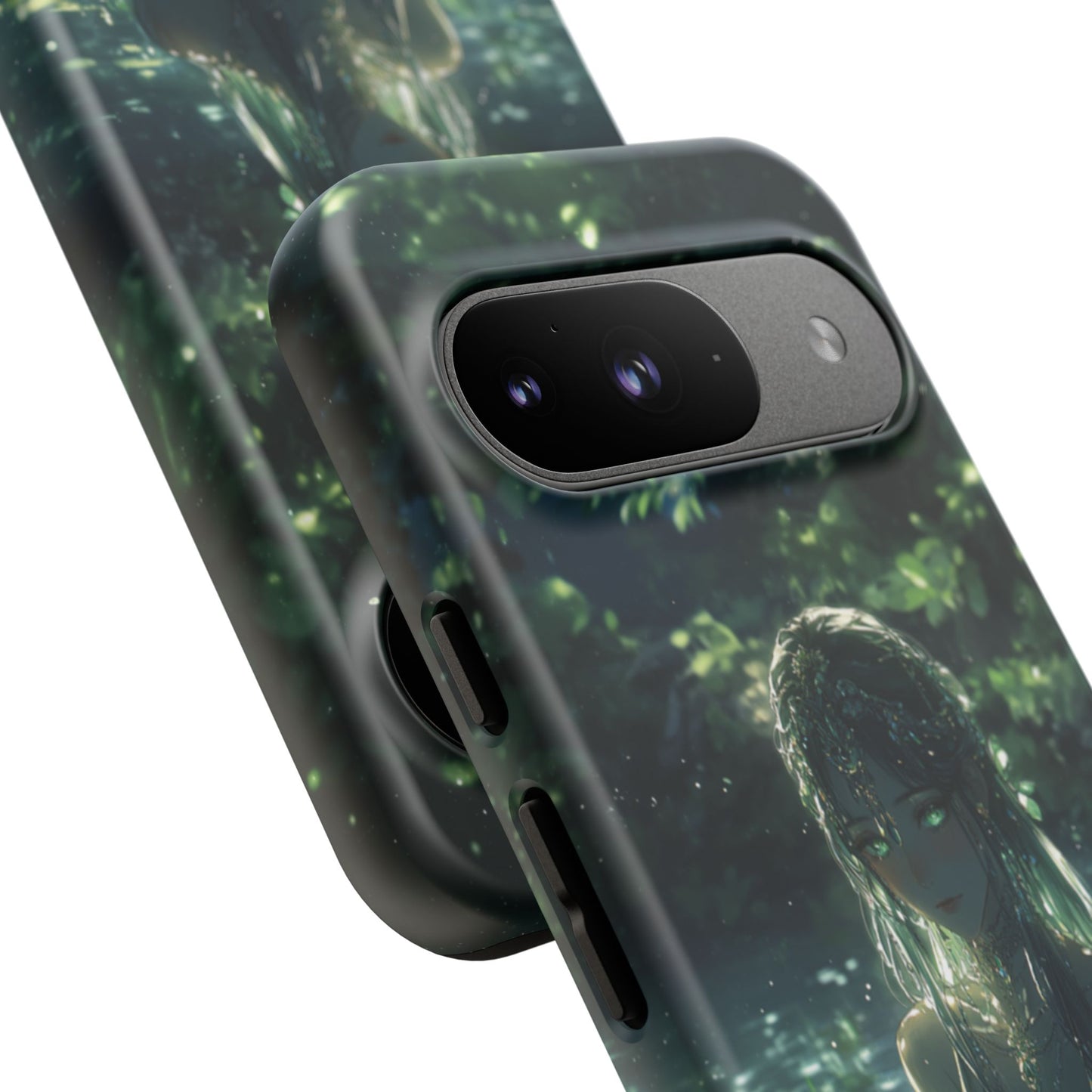 Forest Water Nymph Green Eyes Pond - Tough Google Pixel Case