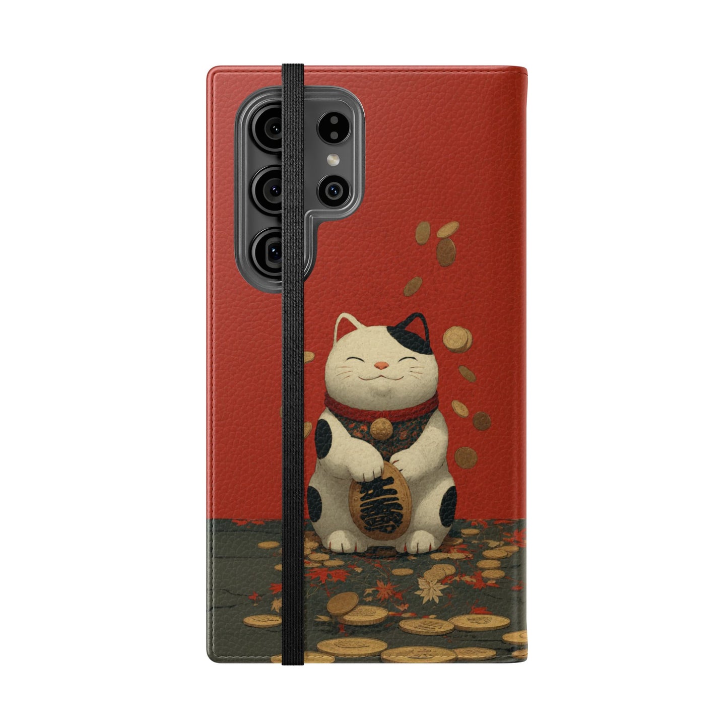 Lucky Cat - Wallet Flip Case