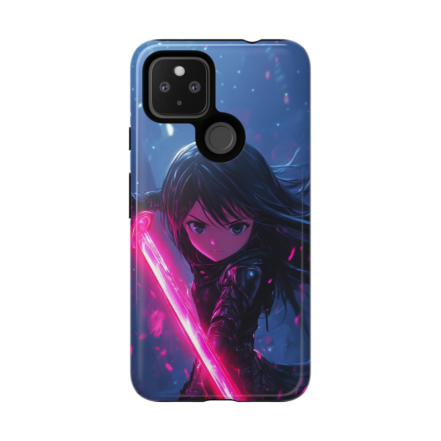 Neon Blade Warrior – Tough Google Pixel Case