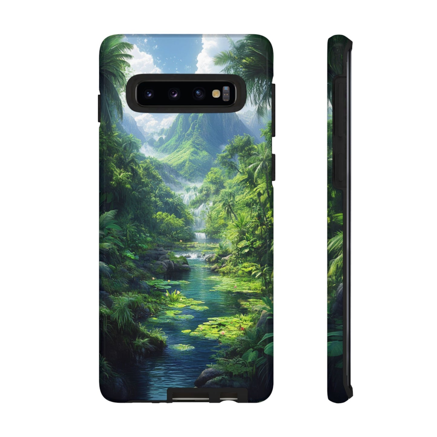 Verdant Jungle Cascade – Tough Samsung Galaxy Case