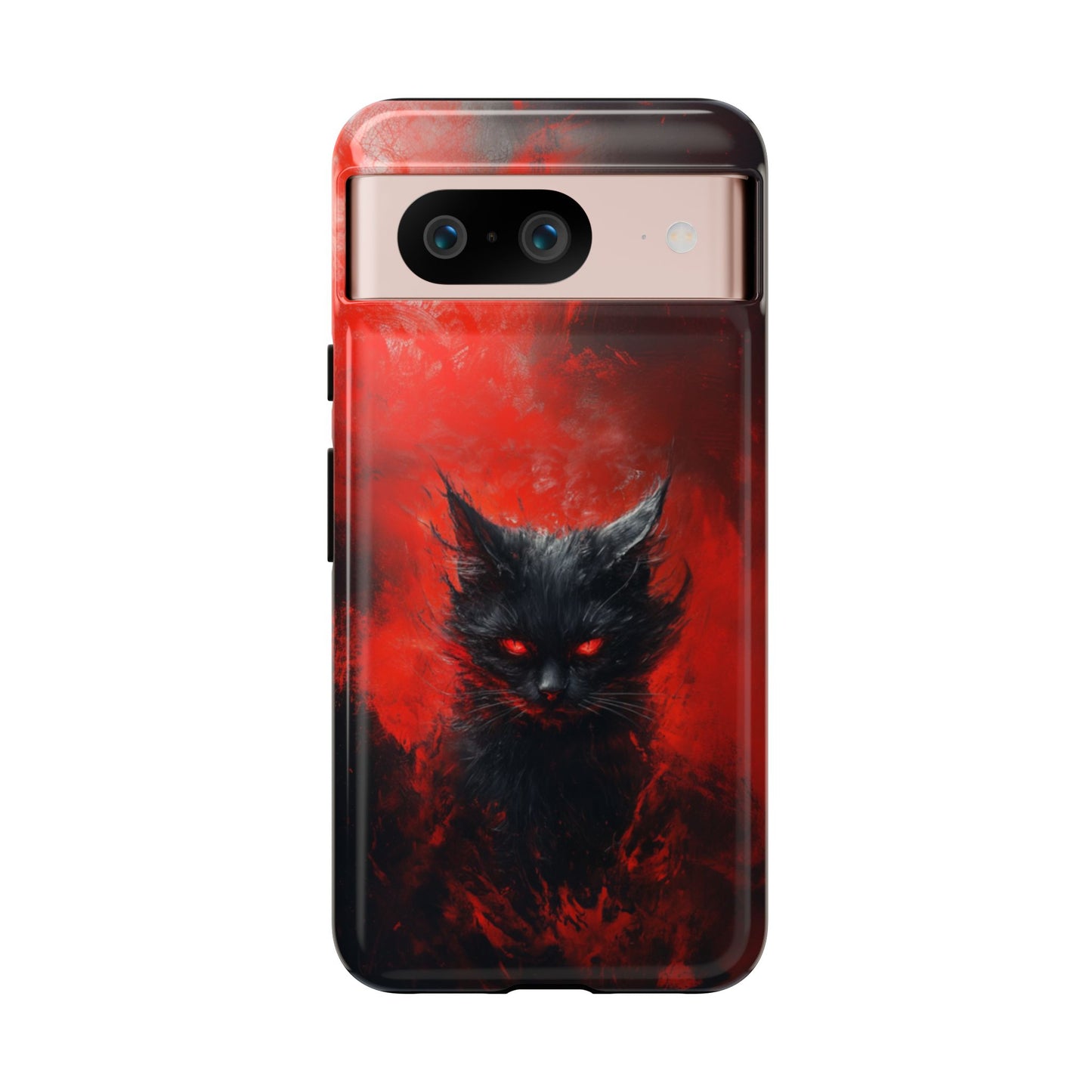 Fire Demon Black Cat - Tough Google Pixel Case