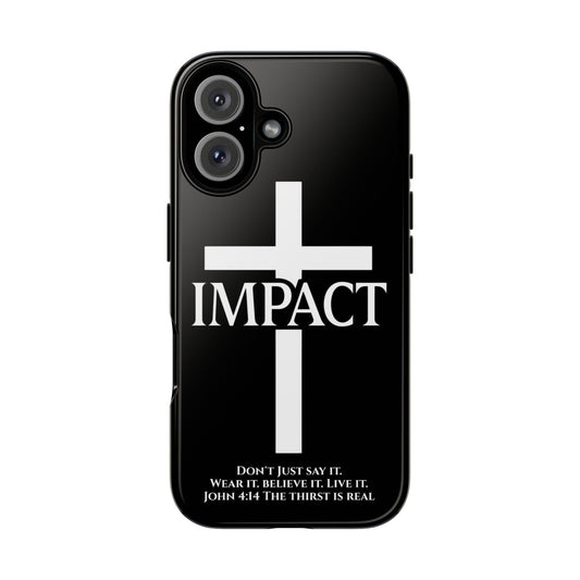 Impact Black/White - Tough iPhone Case