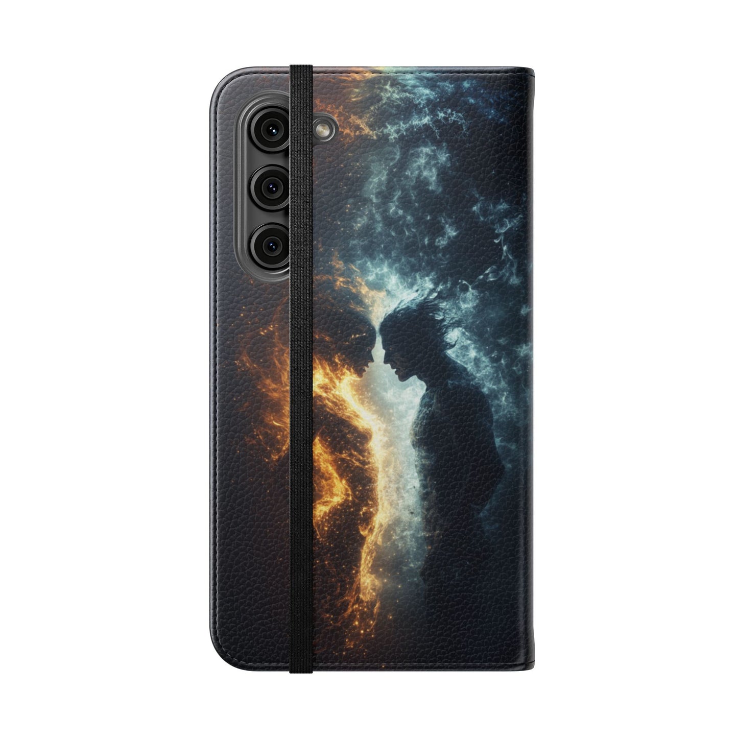 Fire & Frost Lovers - Wallet Flip Case