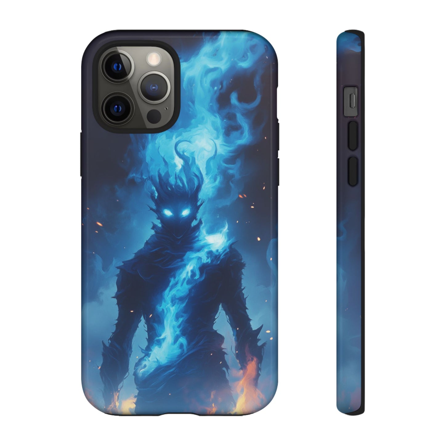 Blue Flame Spirit - Tough iPhone Case