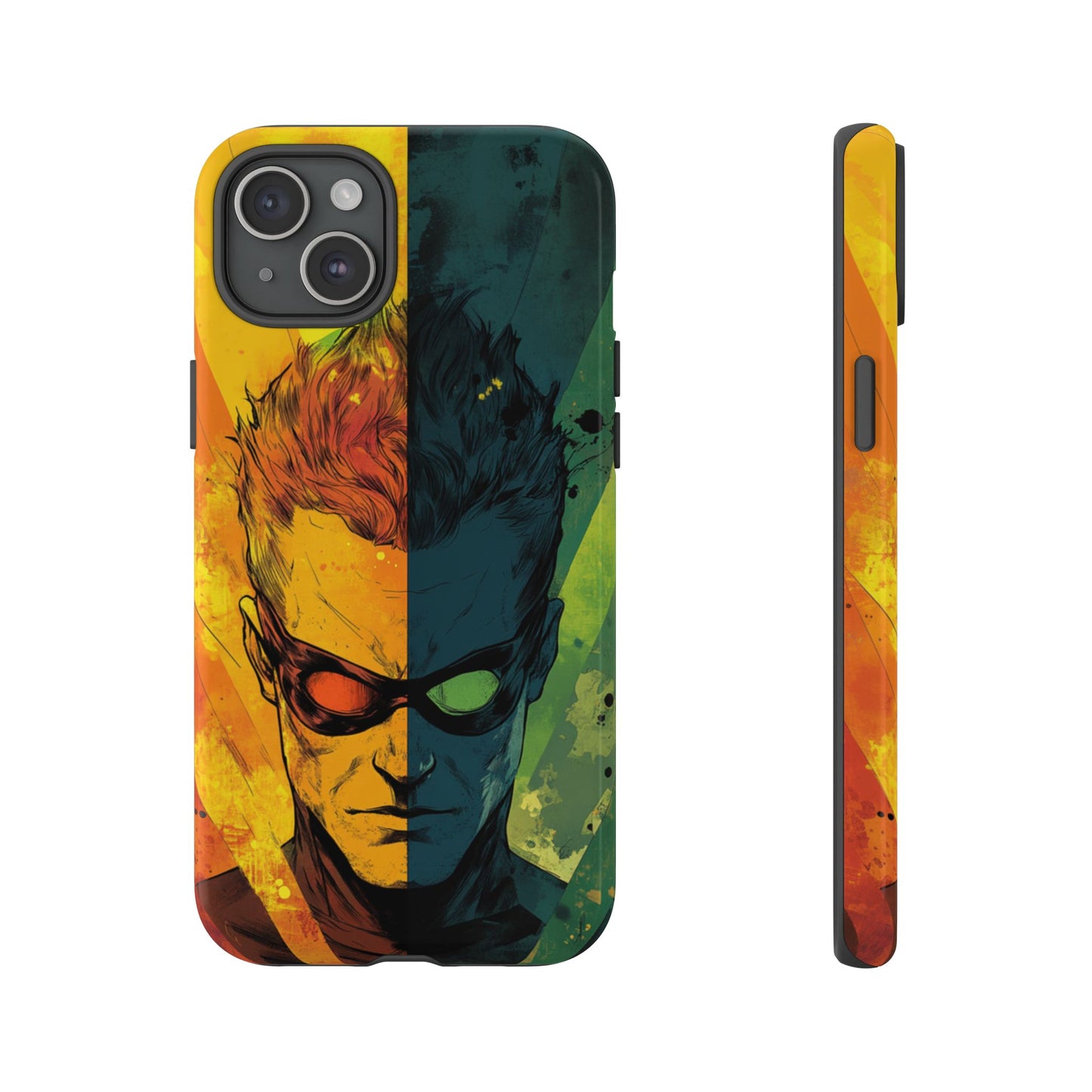 Split Spectrum Hero – Tough iPhone Case