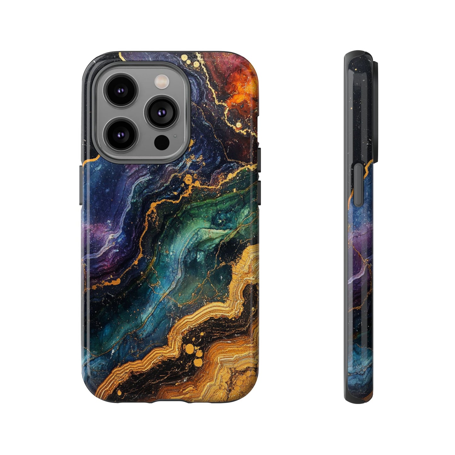 Cosmic Agate Veins – Tough iPhone Case
