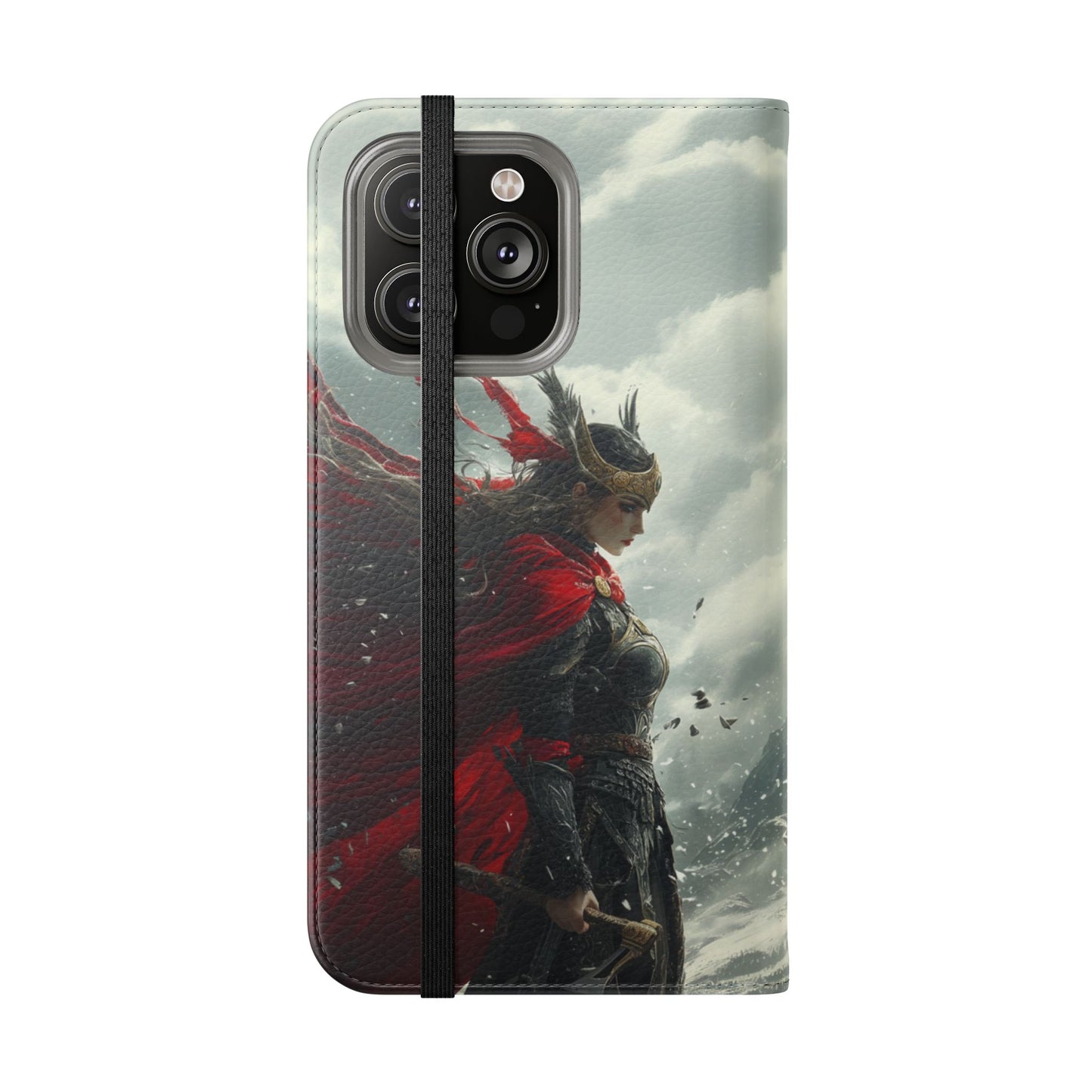 Freya Crimson Valkyrie - Wallet Flip Case