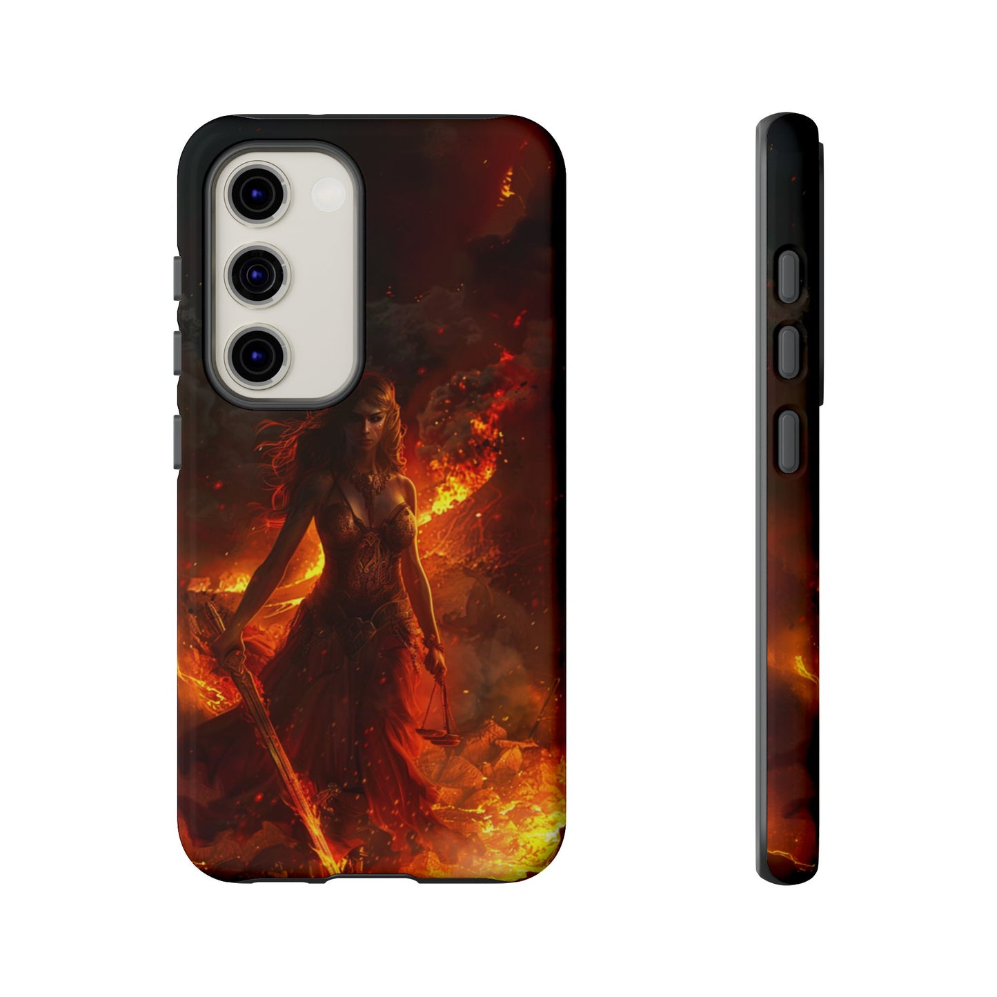 Fiery Goddess Nemesis Phone Case - iPhone, Google Pixel, Samsung Galaxy