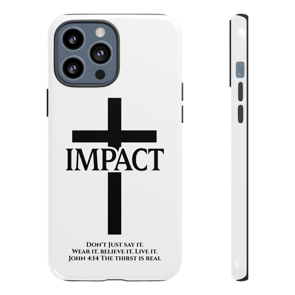 Impact White - Tough iPhone Case
