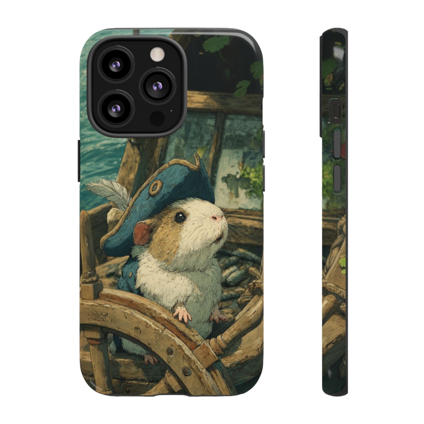 Pirate Captain Guinea Pig - Tough iPhone Case