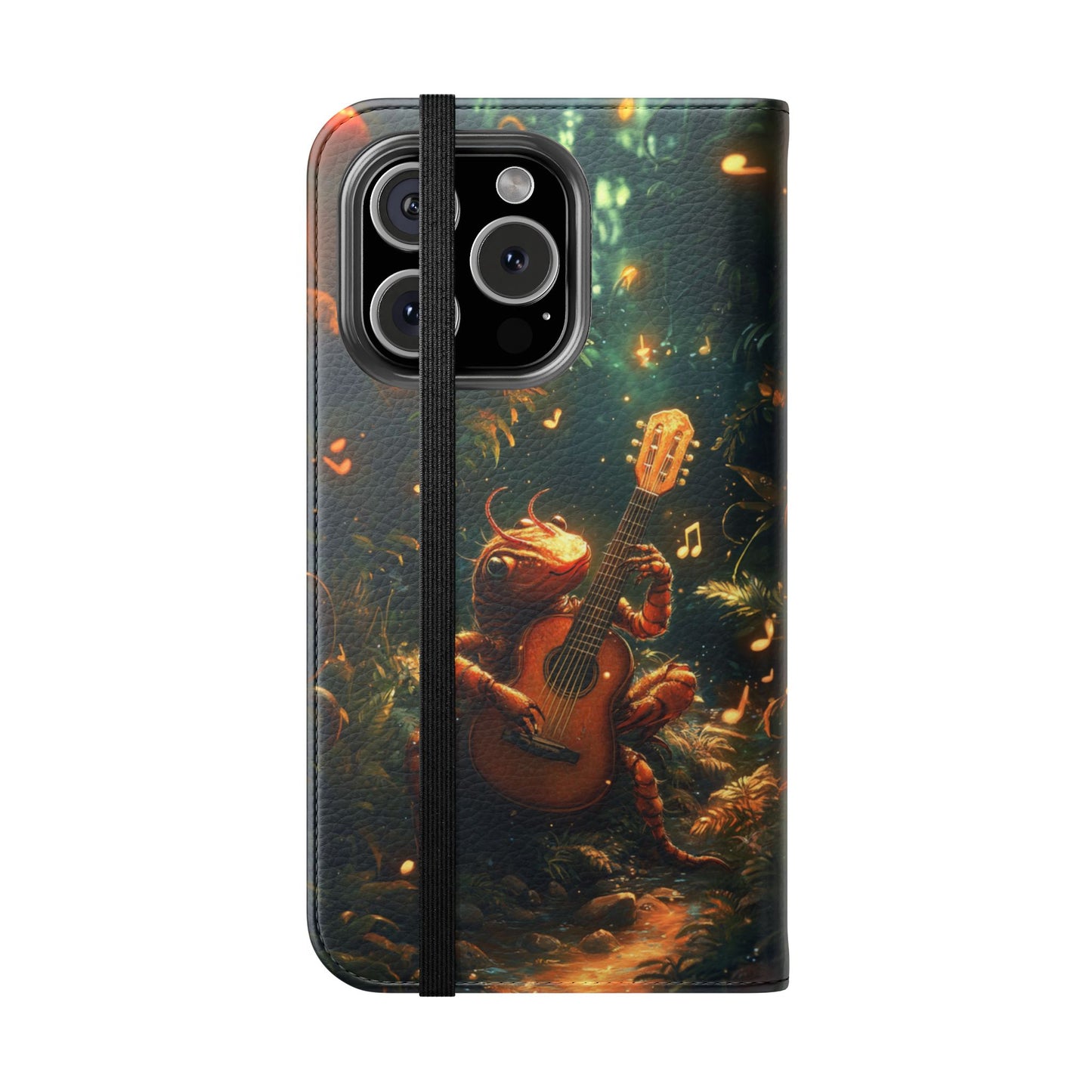 Serenade Forest Guitarist - Wallet Flip Case