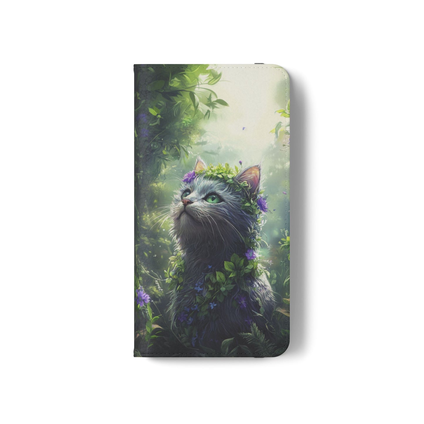 Forest Spirit Cat - Wallet Flip Case