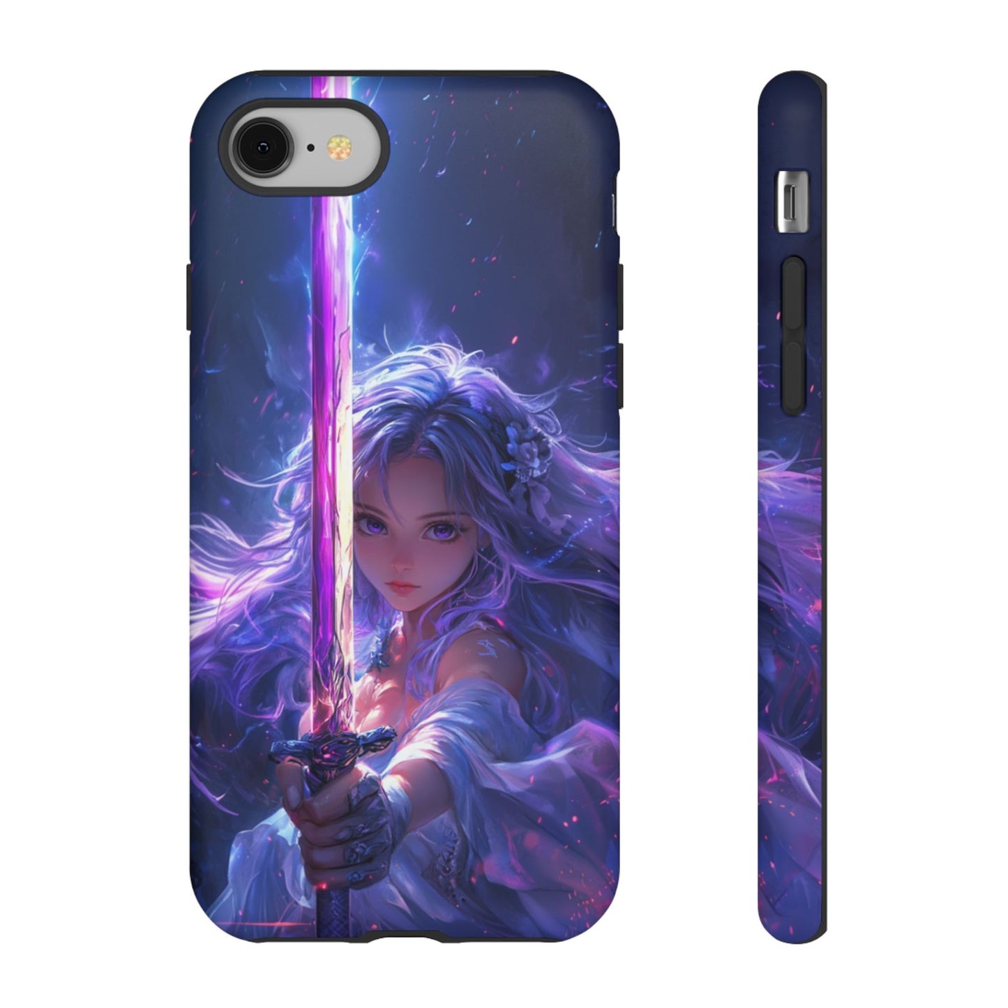 Violet Blade Warrior – Tough iPhone Case