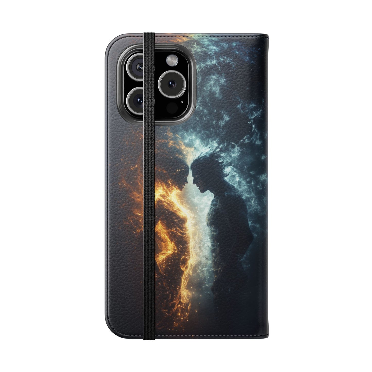 Fire & Frost Lovers - Wallet Flip Case