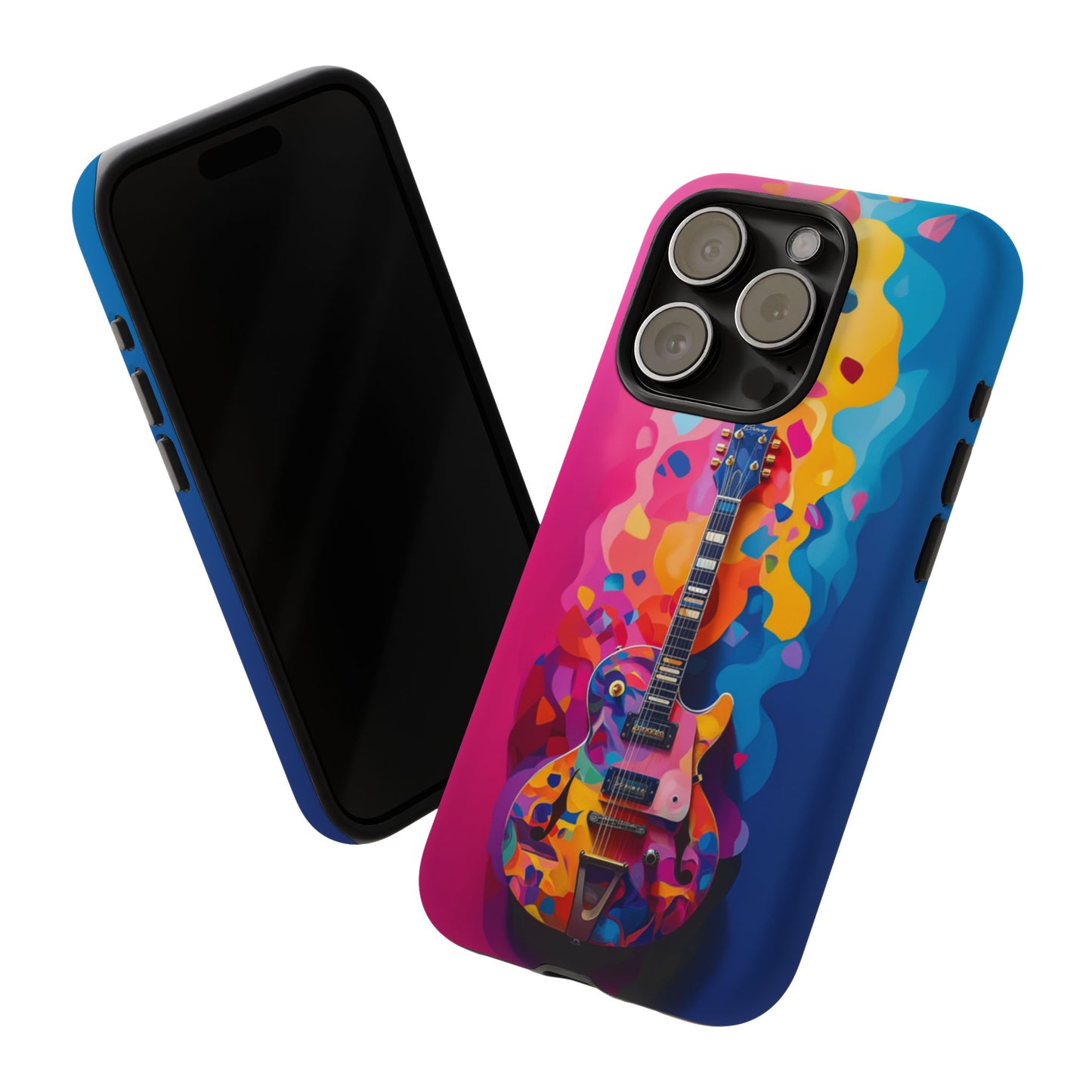 Vibrant Abstract Guitar Phone Case - iPhone, Google Pixel, Samsung Galaxy