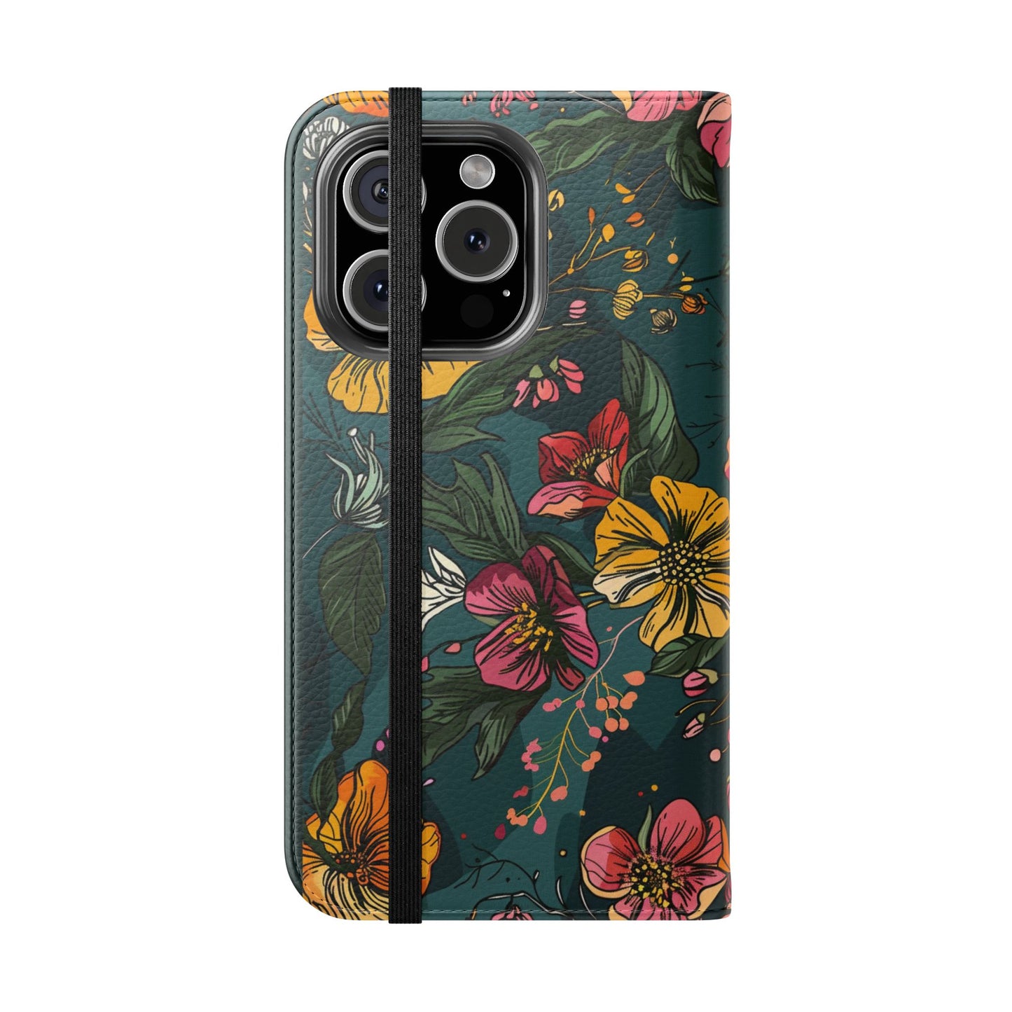 Vintage Floral Bloom - Wallet Flip Case