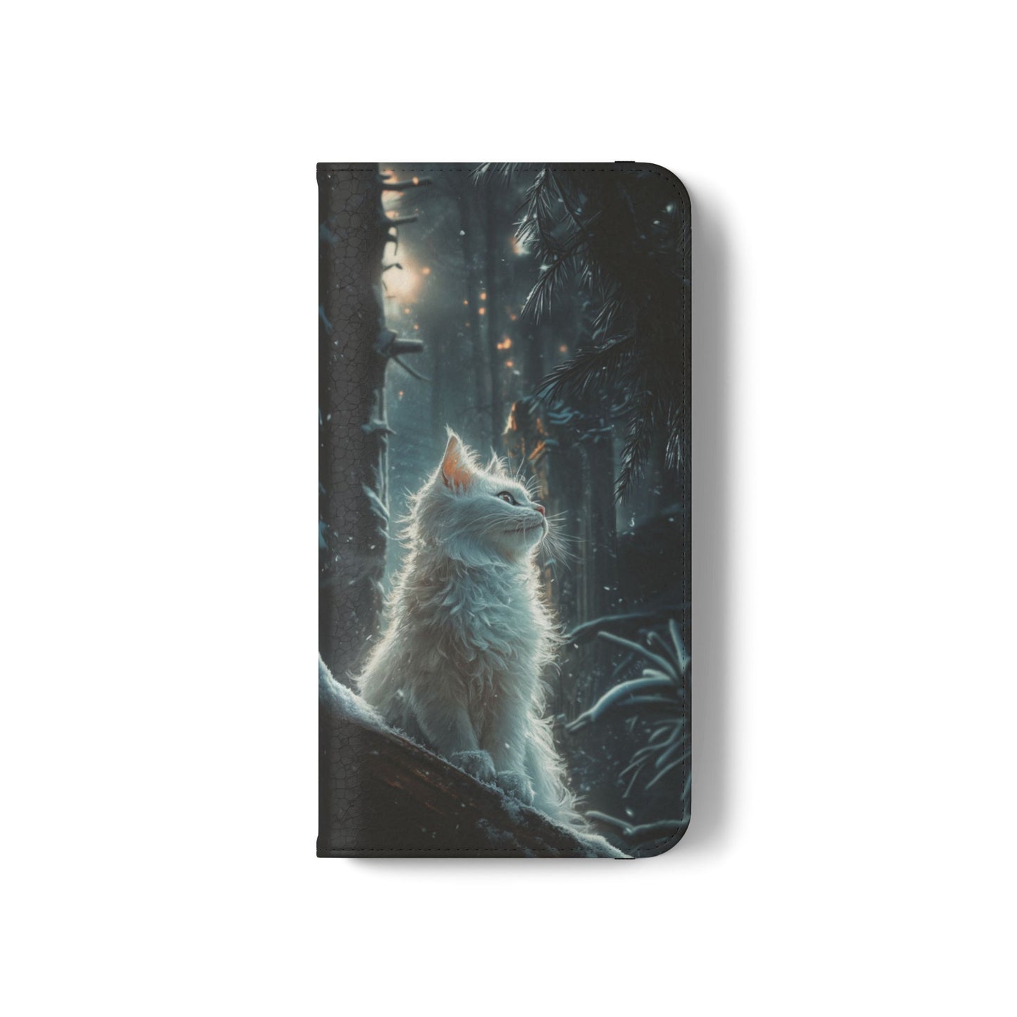 Winter Spirit Cat - Wallet Flip Case