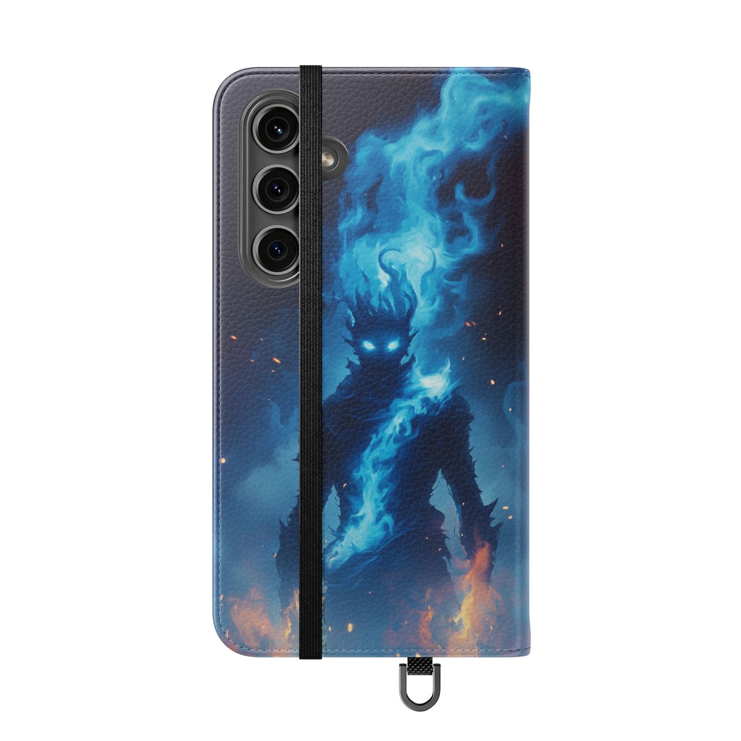 Blue Flame Spirit - Wallet Flip Case
